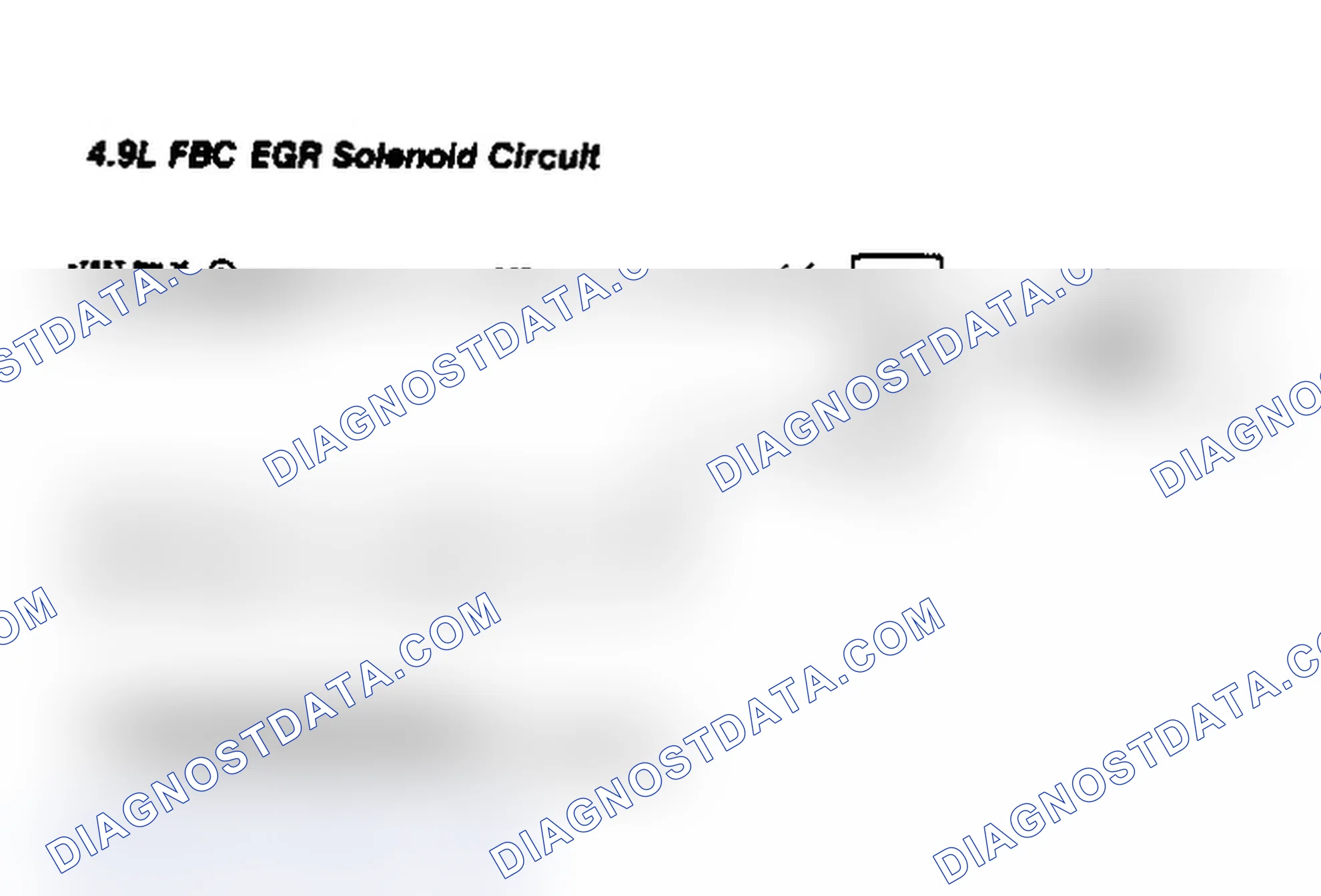 Scheme 141: 4.9L FBC EGR Solenoid Circuit