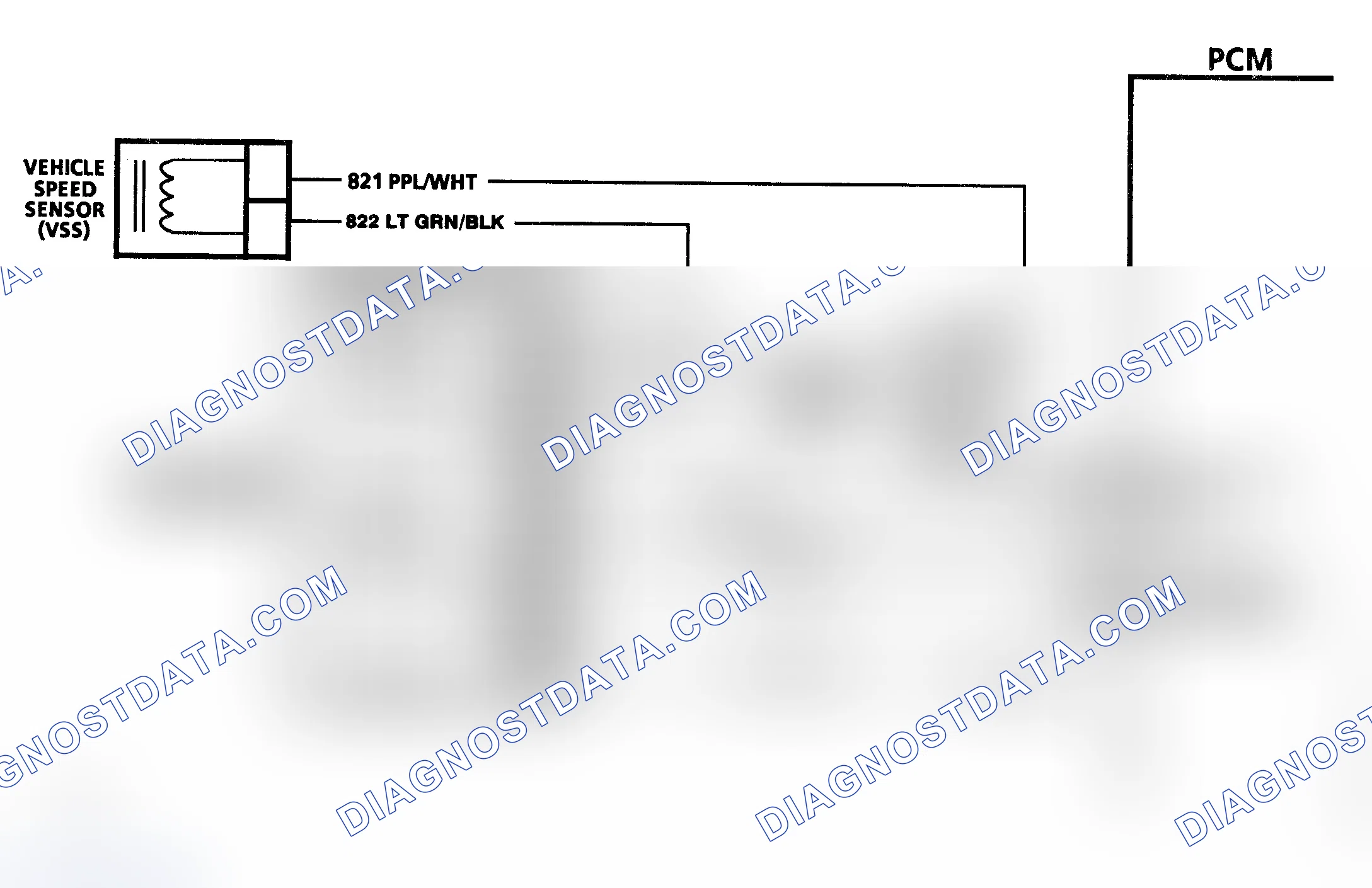 Scheme 112: Code 16 Schematic ("S" & "T" Series, 4.3L (VIN W) Utility A/T & 4.3L (VIN Z) Pickup A/T) VSS Buffer Fault