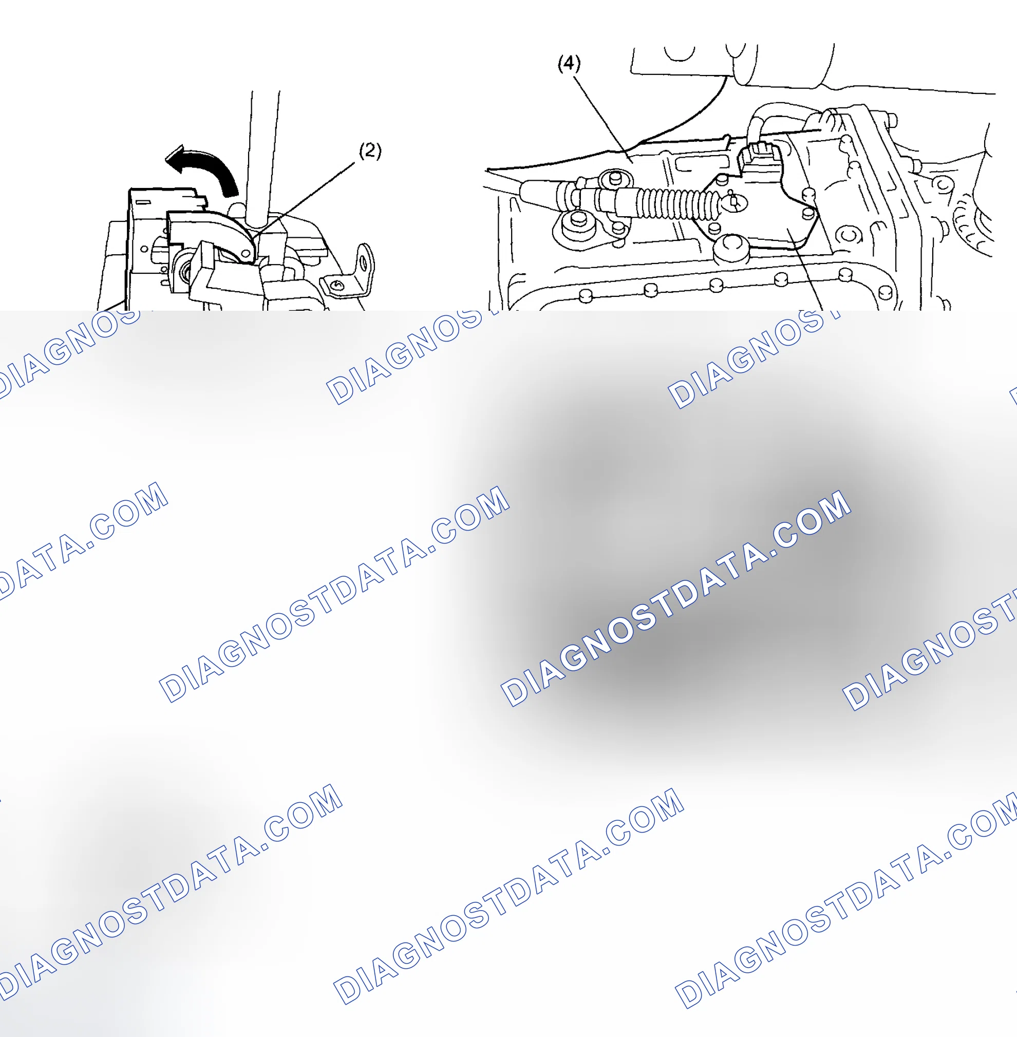 Scheme 53: SHIFT LOCK SYSTEM OPERATION