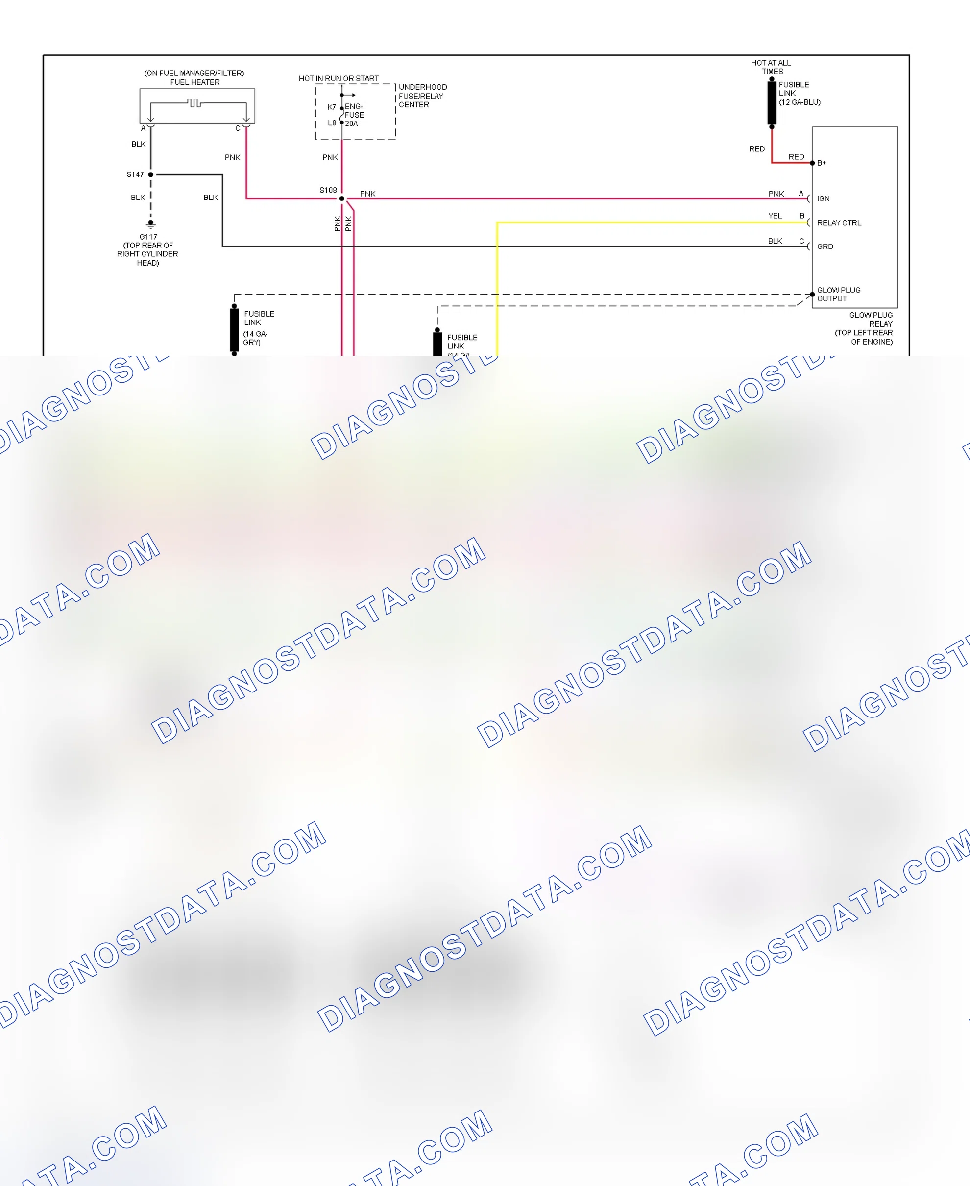 Scheme 96: PCM Wiring Diagram (Pickup - 6.5L - 4 Of 4)