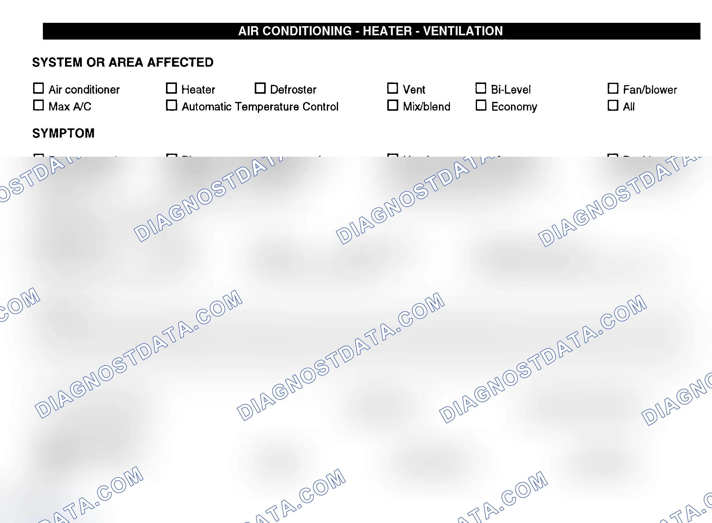 Scheme 8: Air Conditioning, Heater & Ventilation