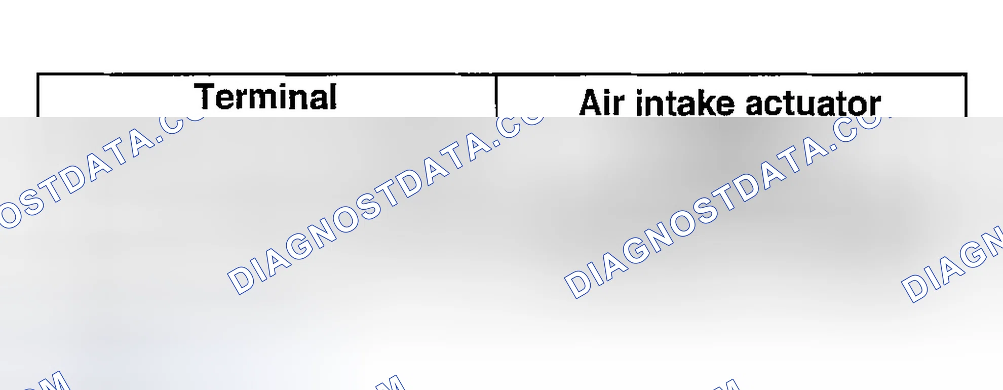 Scheme 42: AIR INTAKE ACTUATOR INSPECTION