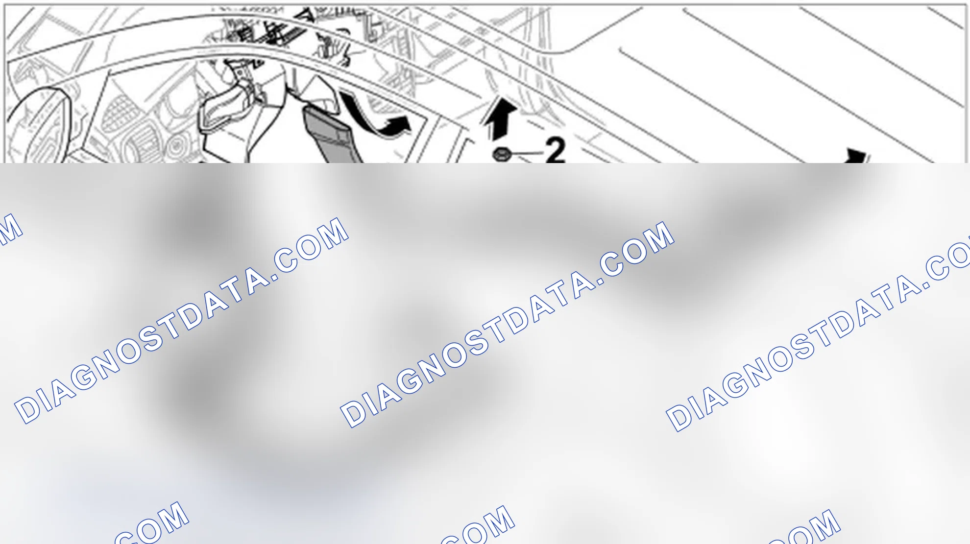 Scheme 39: Removing footwell air guide two-zones