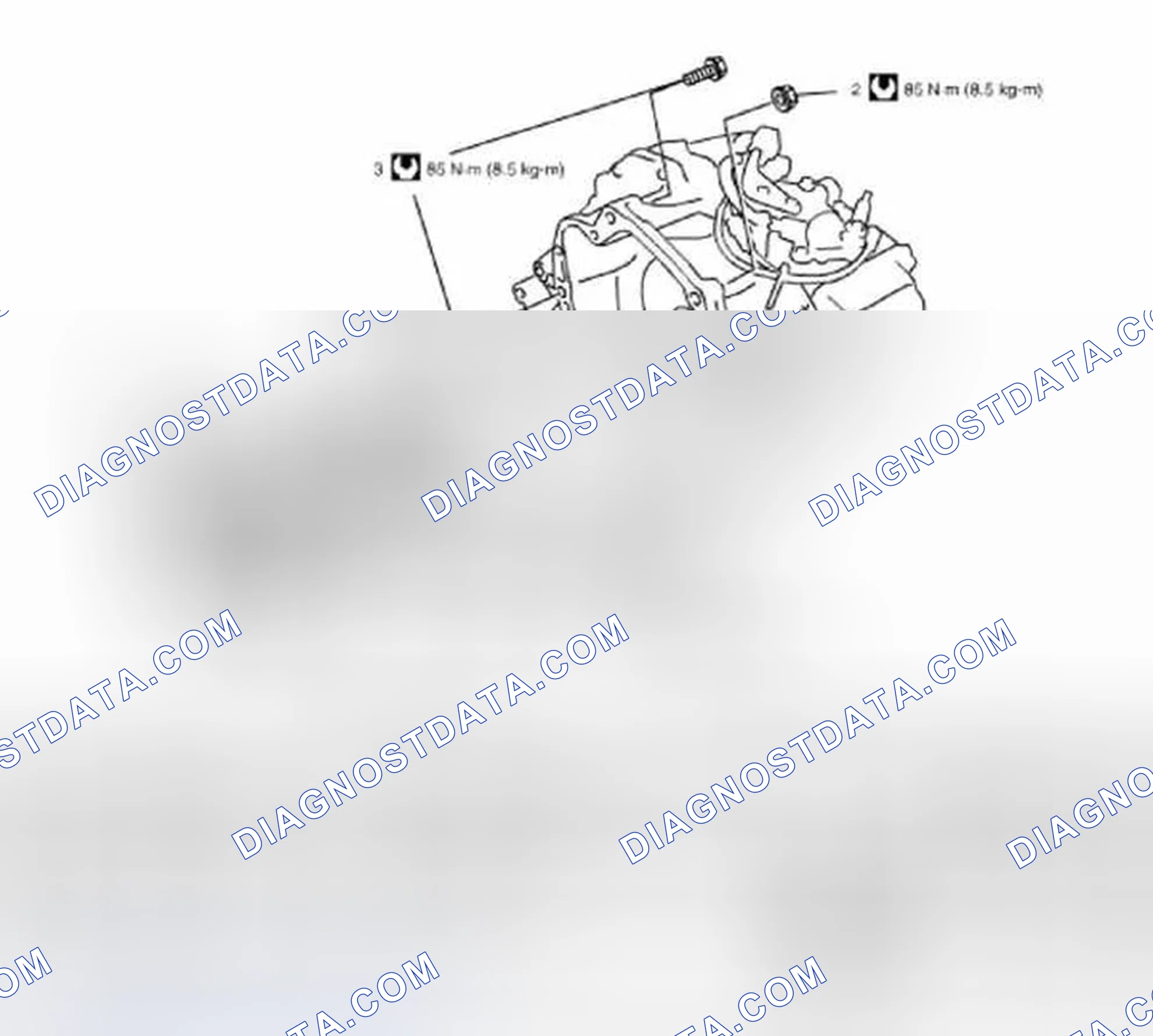 Scheme 121: Automatic Transaxle Unit Components