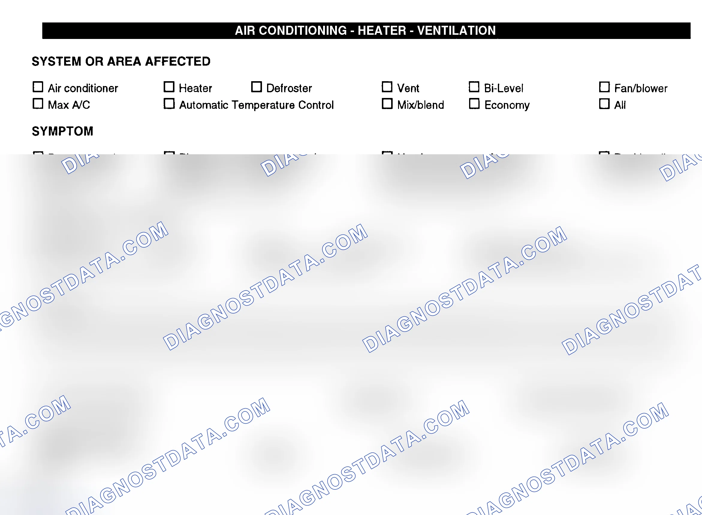 Scheme 8: Air Conditioning, Heater & Ventilation