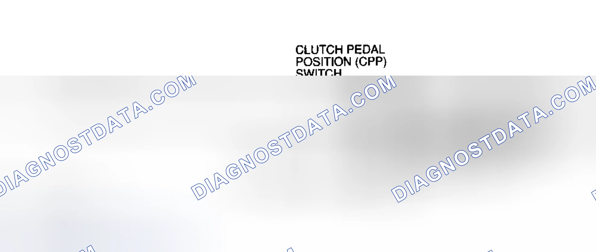 Scheme 271: CPP Switch Test Circuit & Connector Terminals