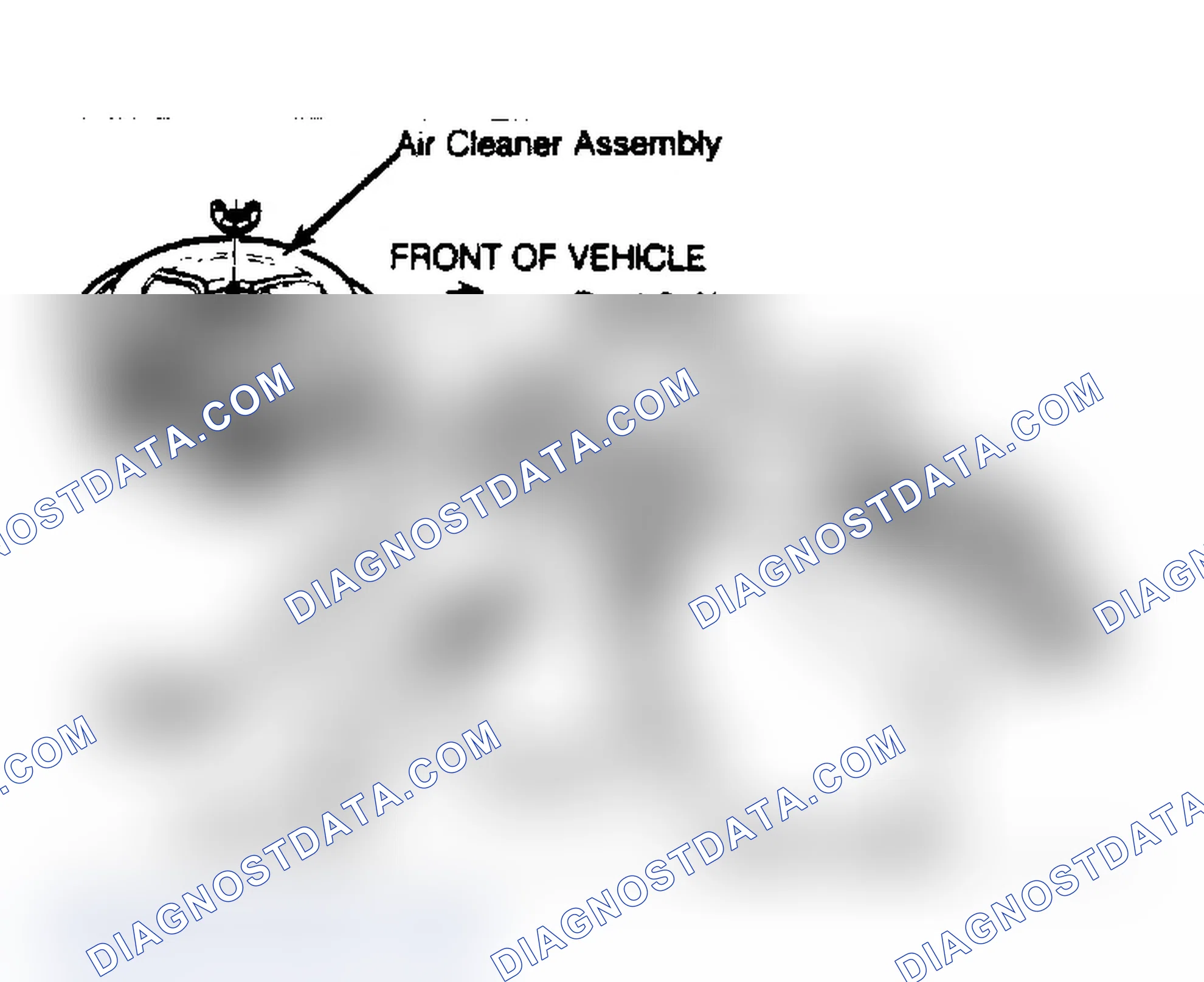Scheme 46: Exploded View of Thermostatic Air Cleaner Assembly