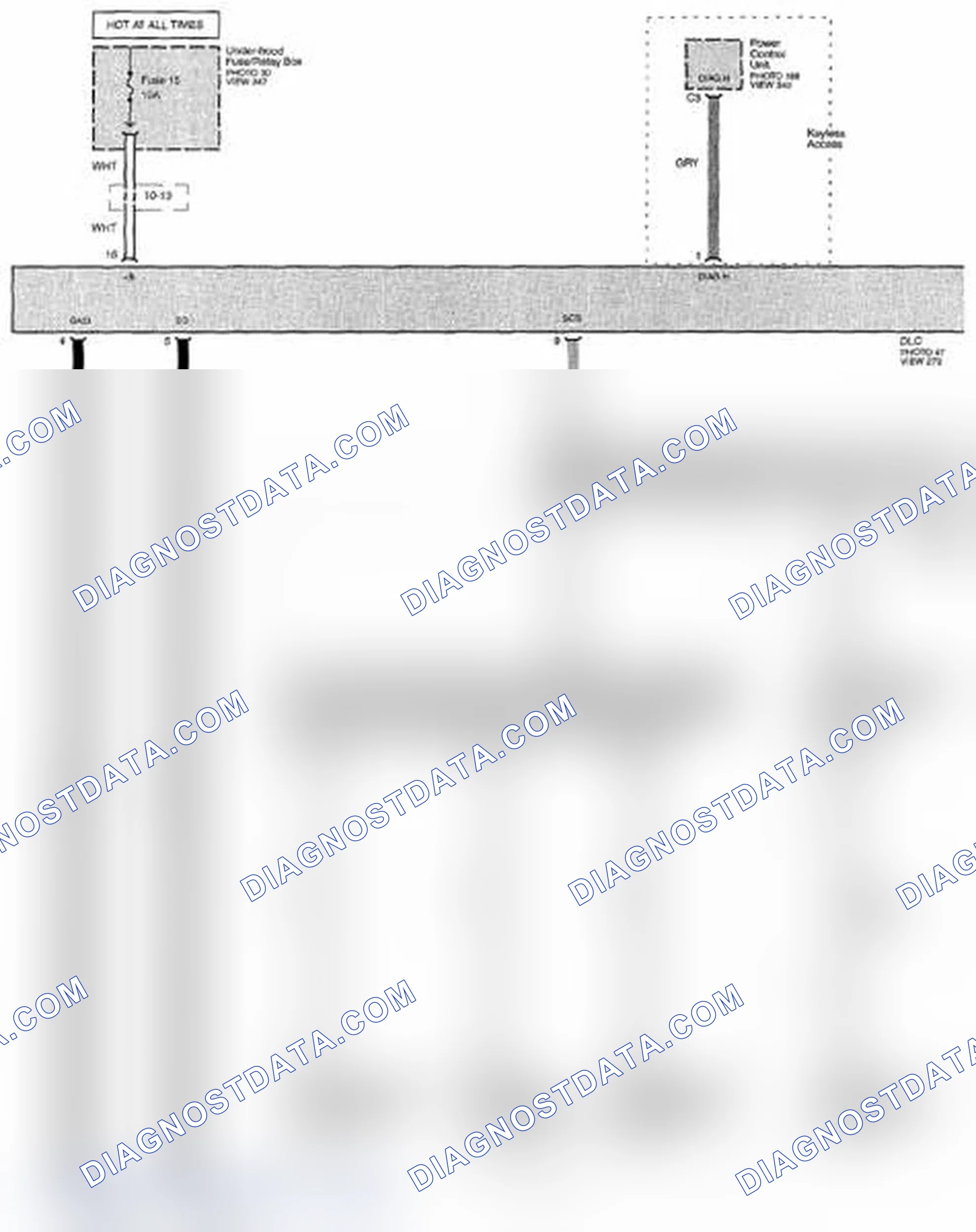 Scheme 178: Data Link Connector Circuit Diagram (Page 16)