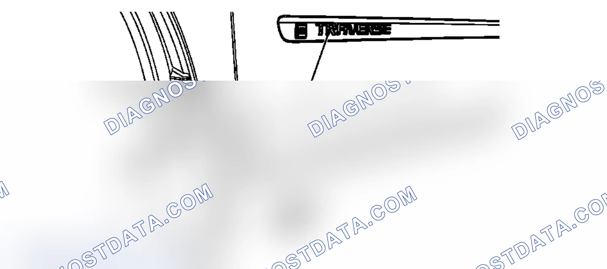 Scheme 26: Front Side Door Emblem/Nameplate Replacement (Traverse)