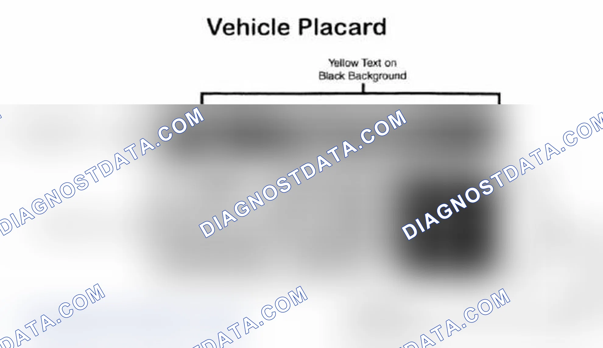Scheme 28: Vehicle Tire Placard - Typical