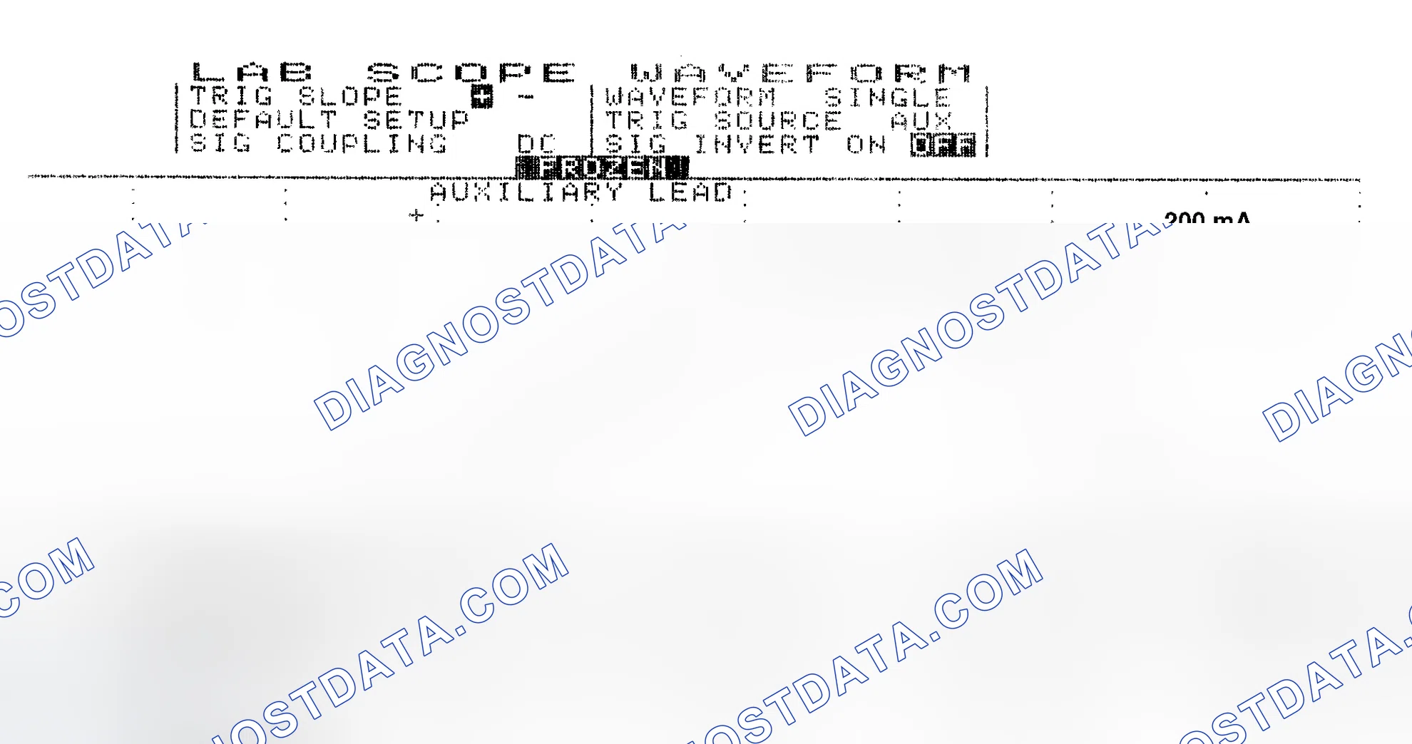 Scheme 13: Single Injector w/Normal Current Flow - Current Pattern
