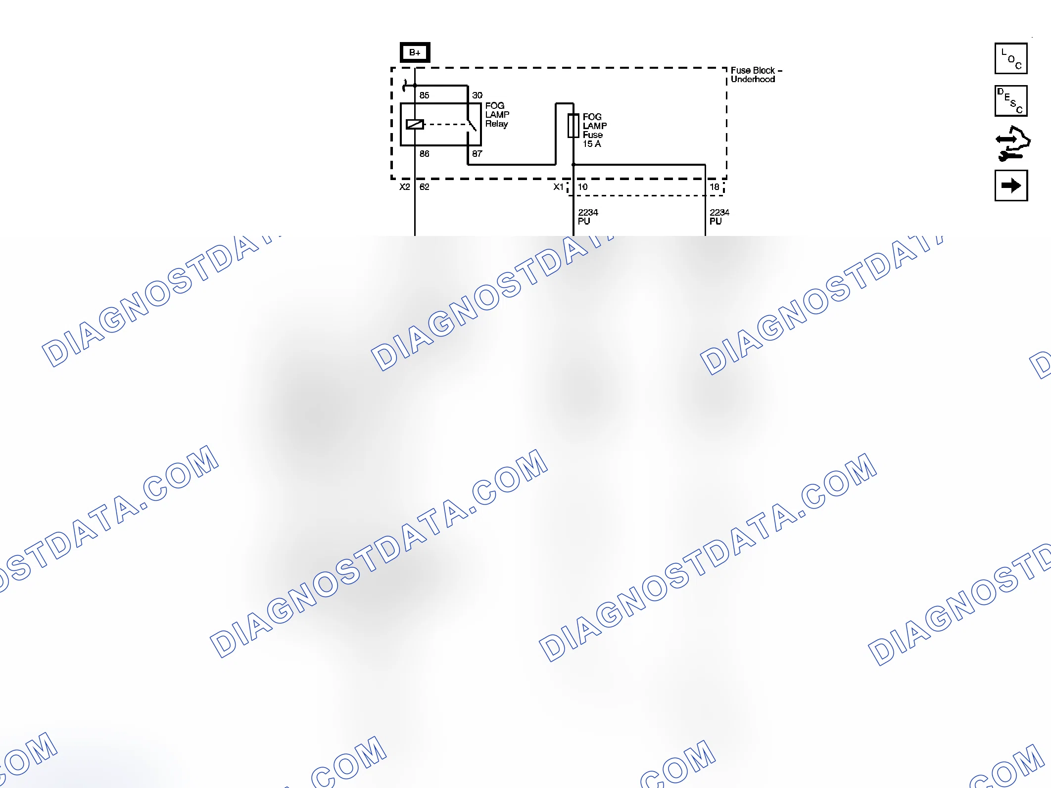 Scheme 5: Fog Lights Schematics