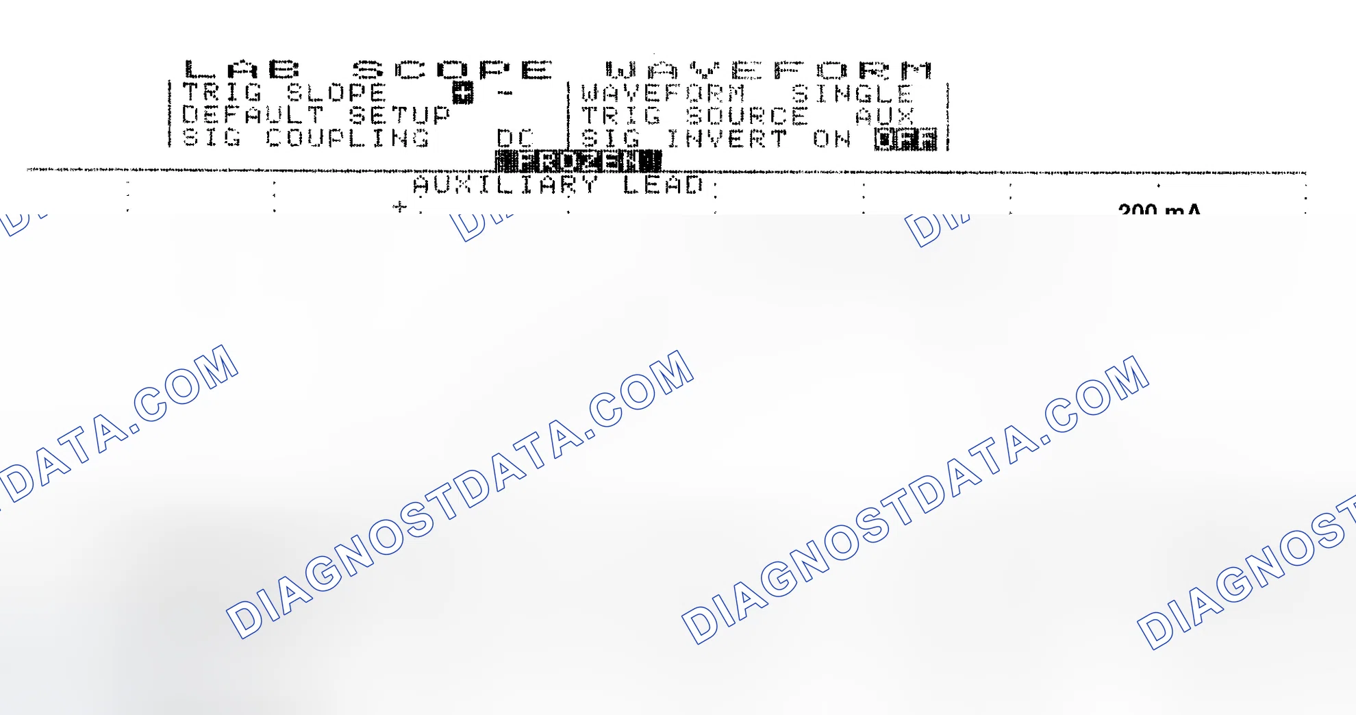 Scheme 13: Single Injector w/Normal Current Flow - Current Pattern