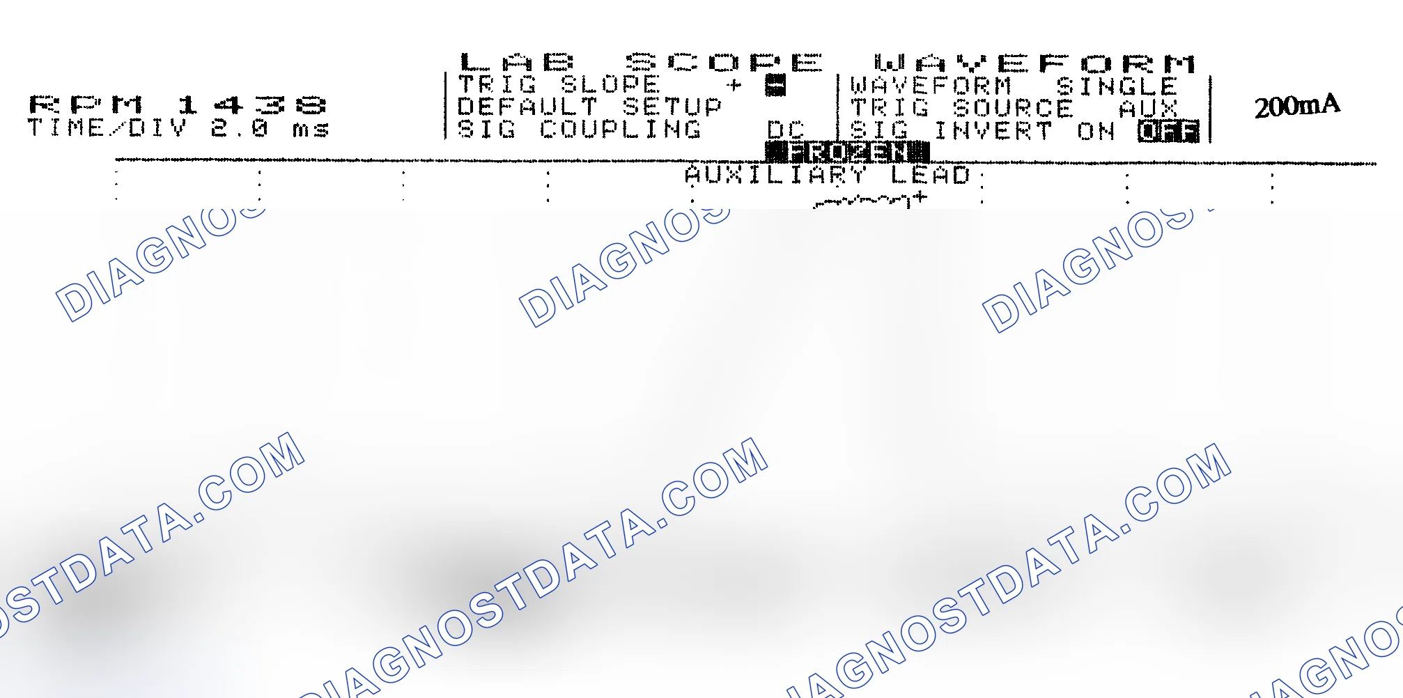 Scheme 15: Single Injector w/Normal Current Flow - Current Pattern