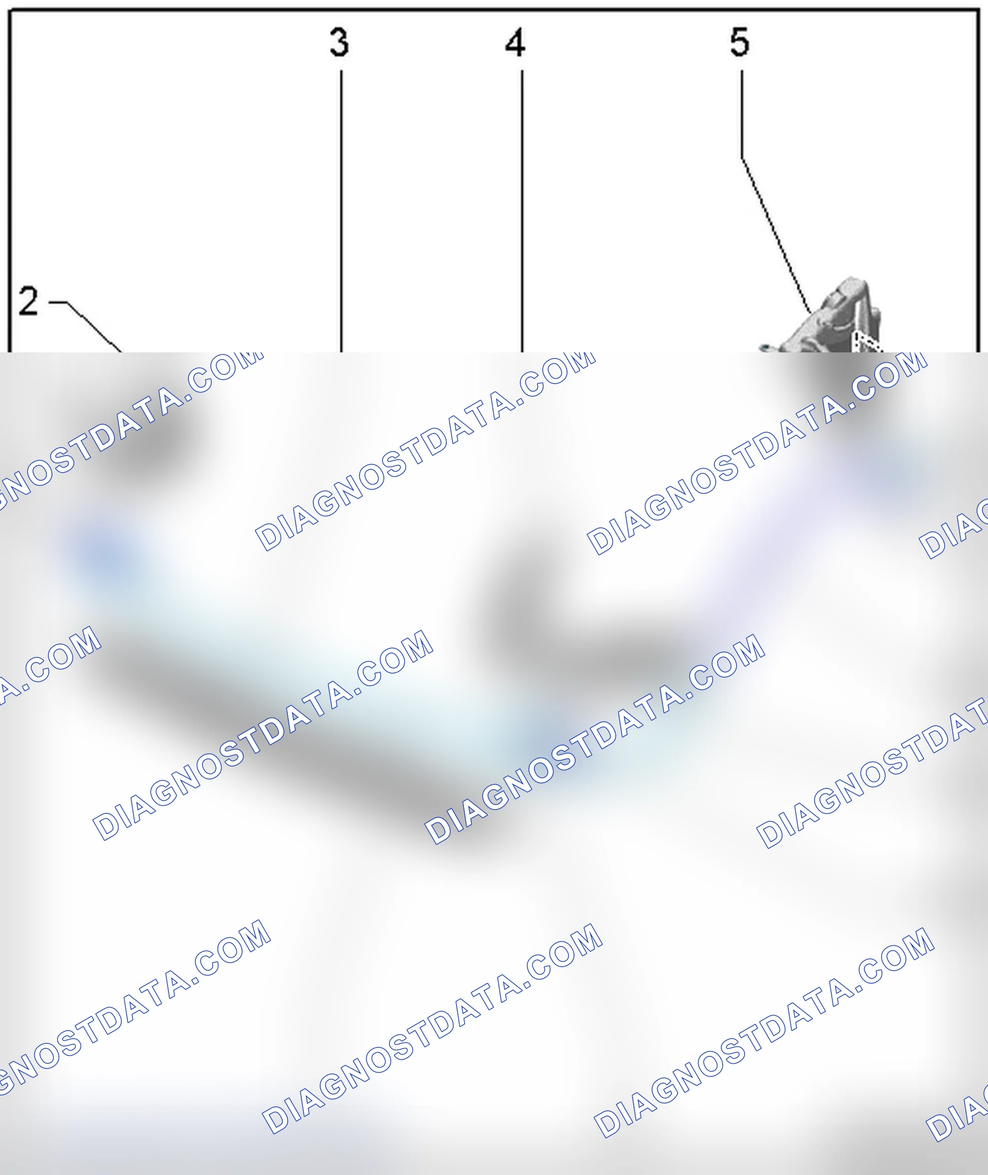 Scheme 18: HEADLAMP WASHER FLUID RESERVOIR, WASHER FLUID HOSE AND NOZZLE OVERVIEW