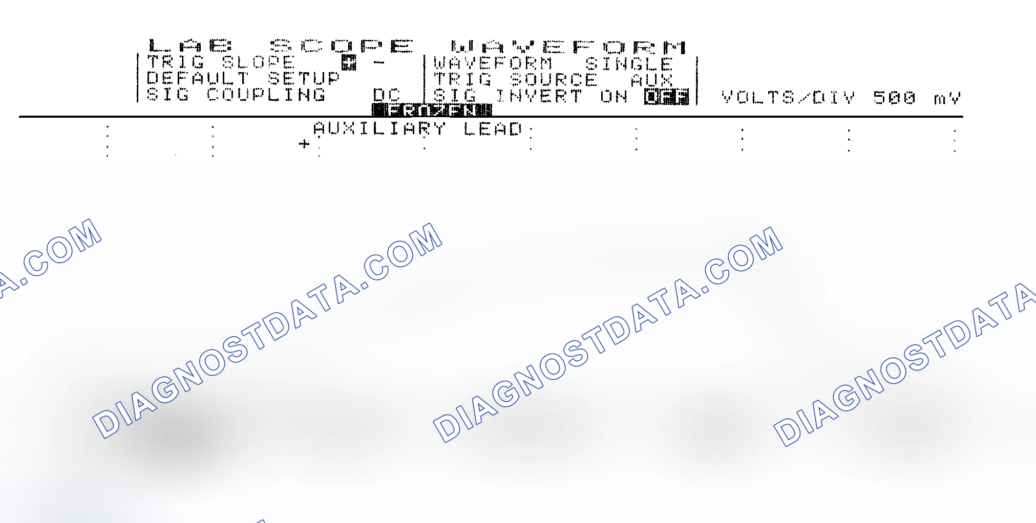 Scheme 14: Single Injector w/Excessive Current Flow - Current Pattern