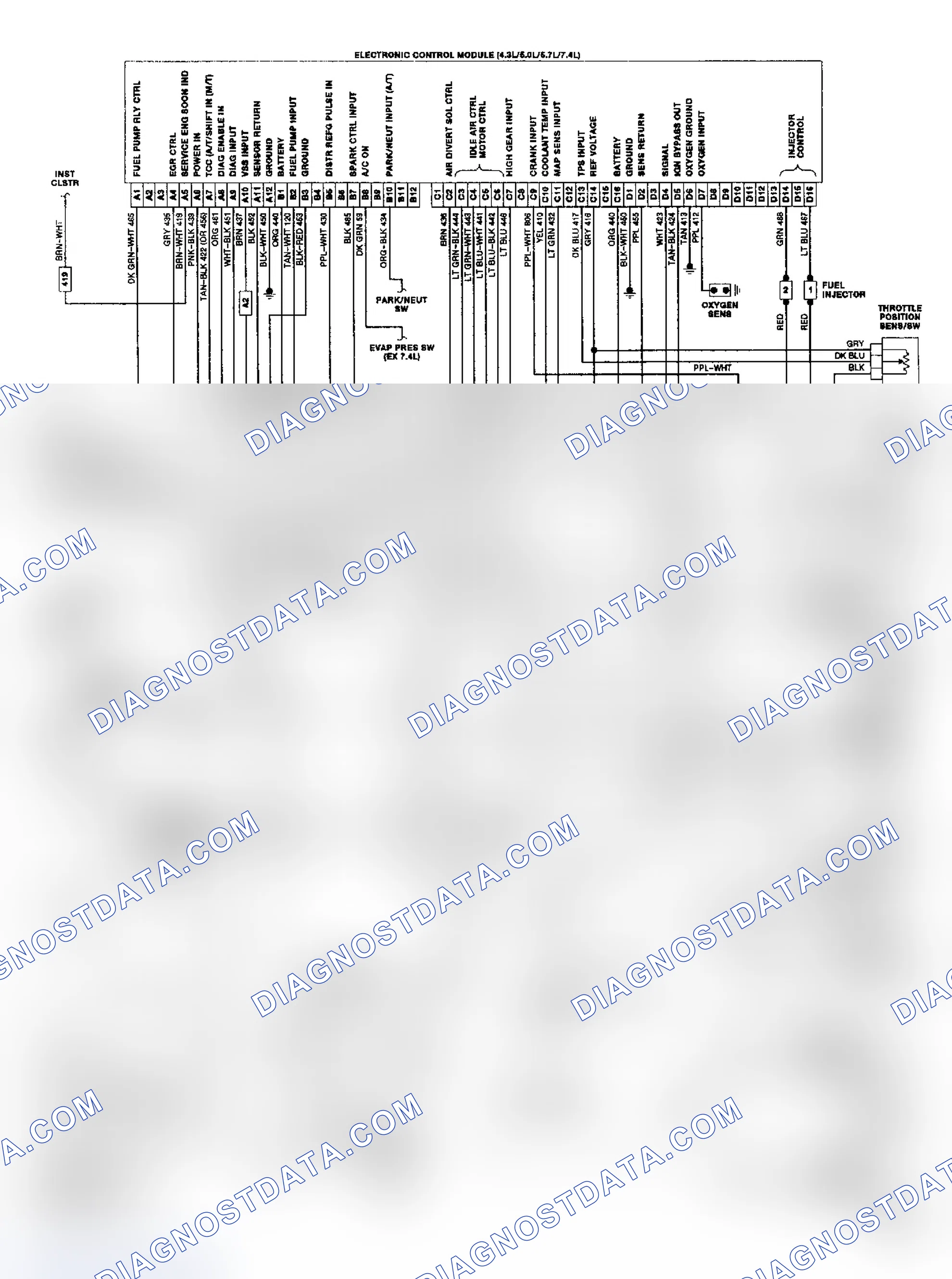 Scheme 41: "G" Series TBI/CCC Wiring Diagram