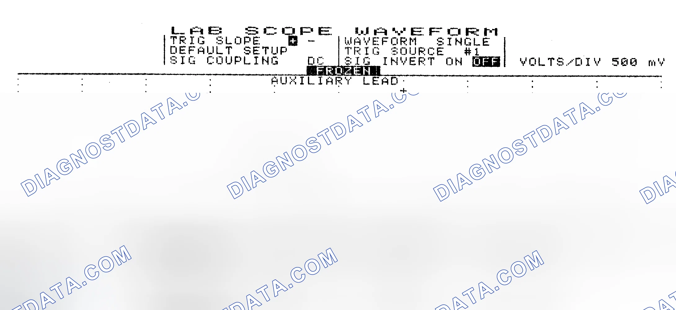 Scheme 10: Single Injector w/Excessive Current Flow - Current Pattern