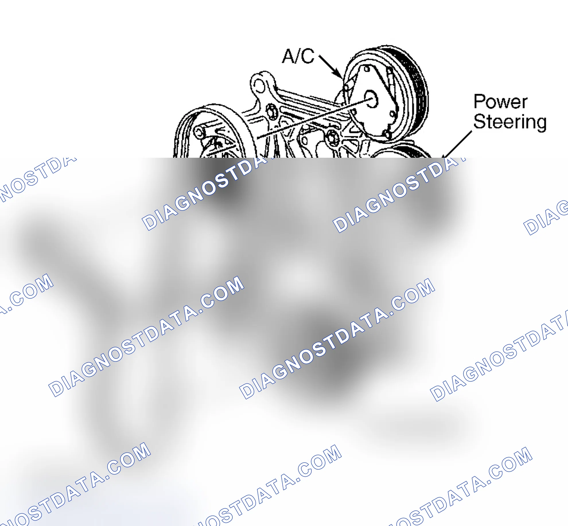 Scheme 7: Serpentine Belt Routing (2.2L "S" Series)