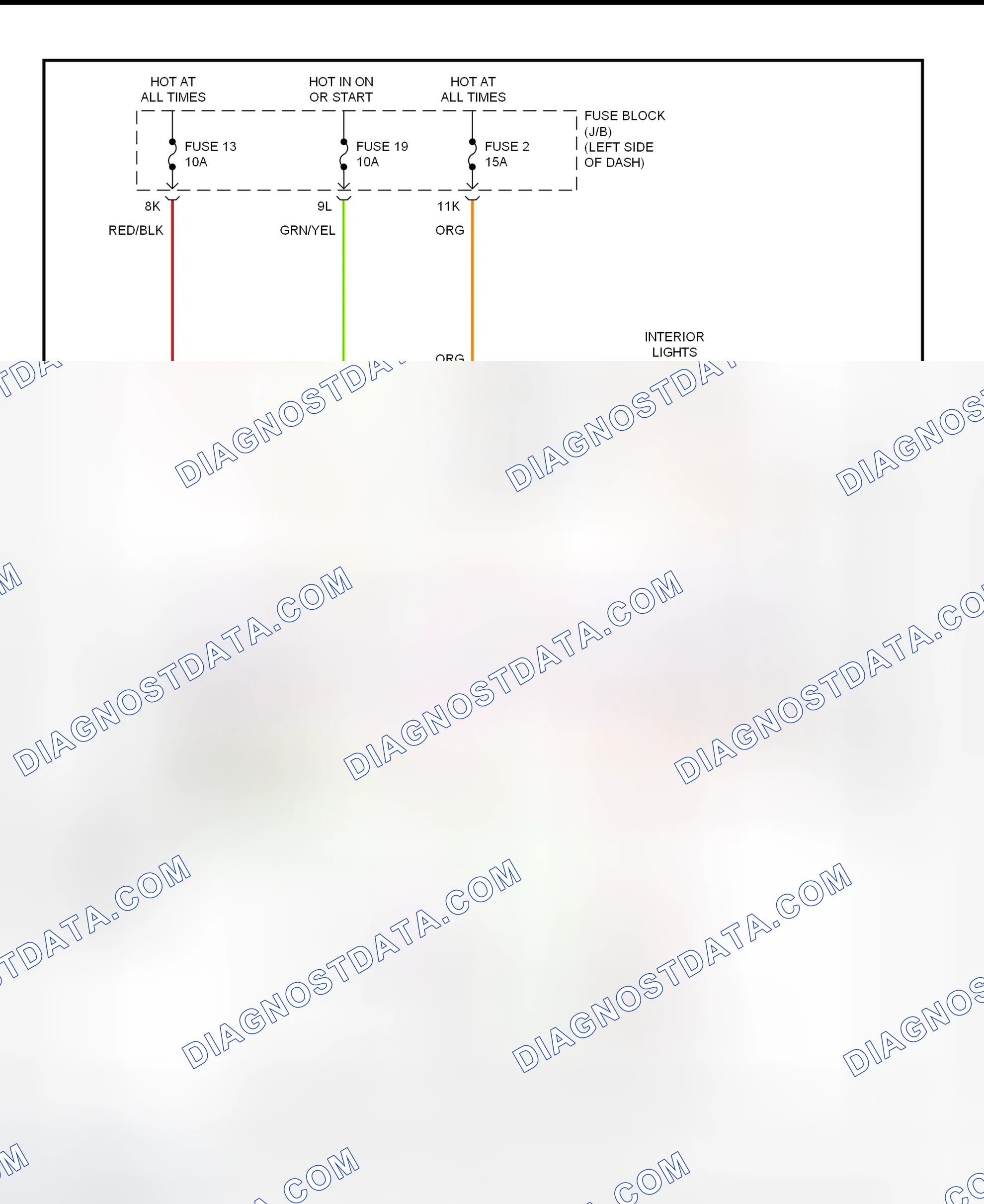 Fig. 17: Shift Interlock System Wiring Diagram (2002 Infiniti I35)