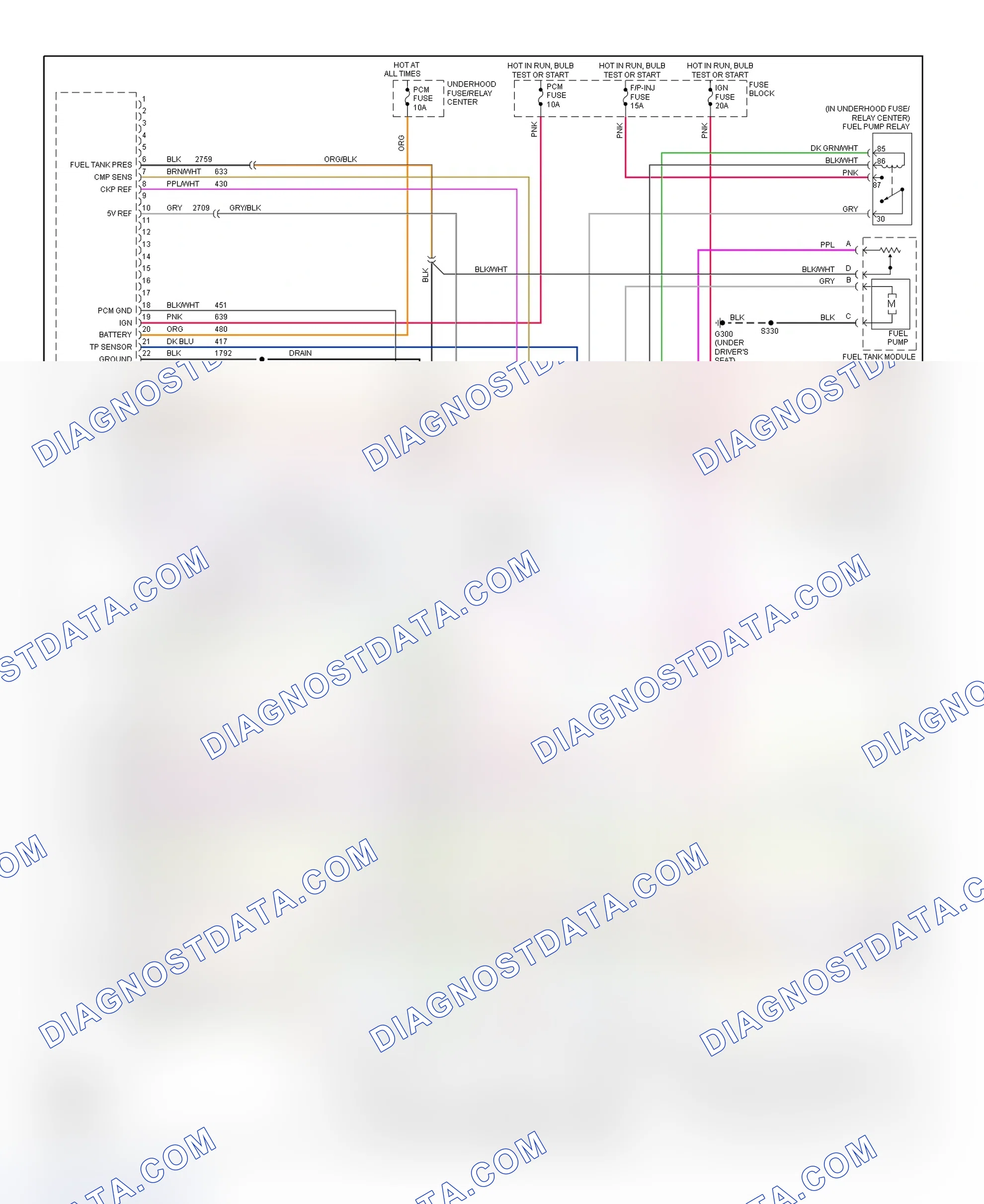 Scheme 43: PCM Wiring Diagram (Cavalier & Sunfire - 2.4L - 1 Of 3)