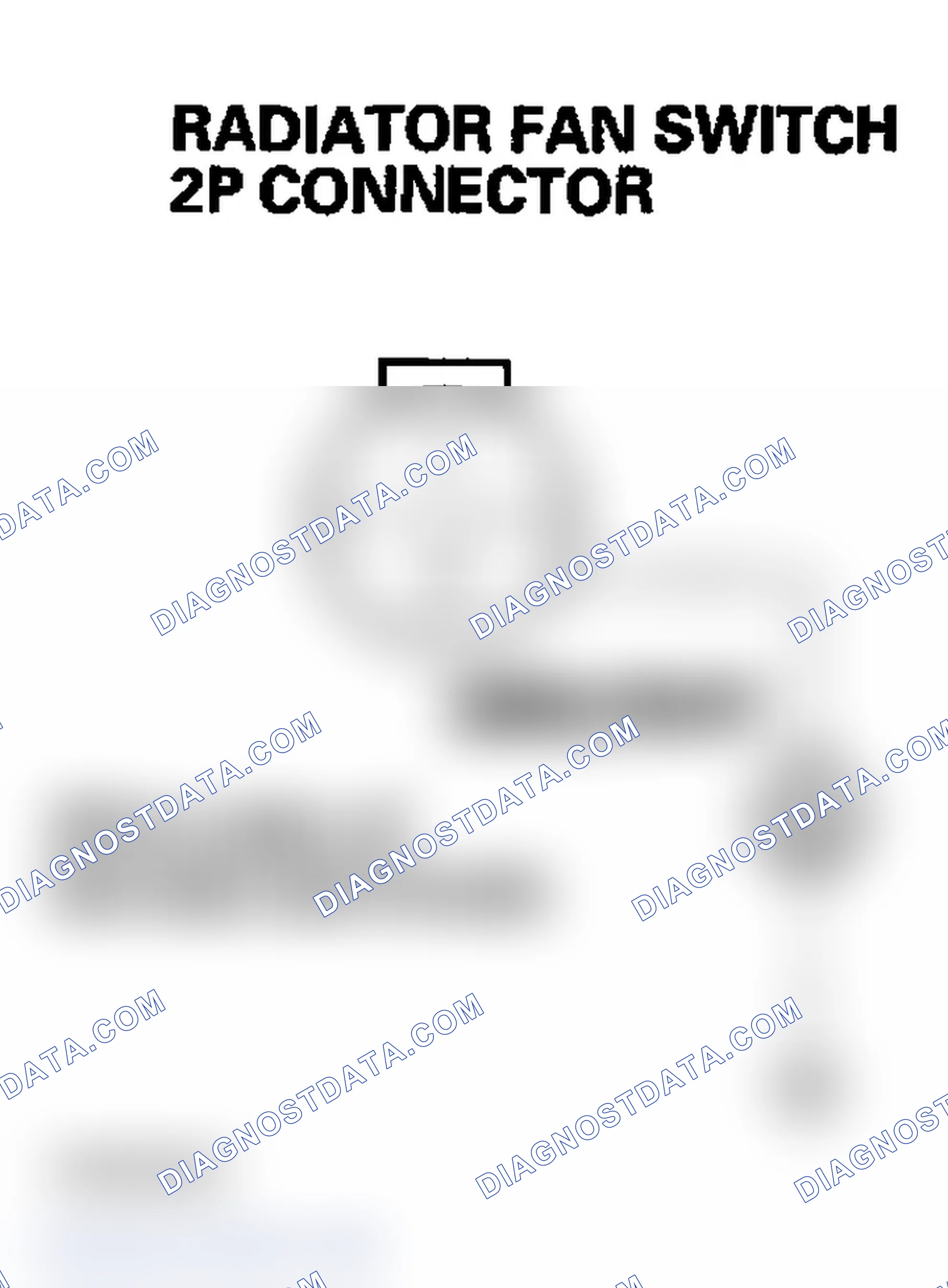 Scheme 12: Radiator Fan Switch Circuit Troubleshooting (Short)