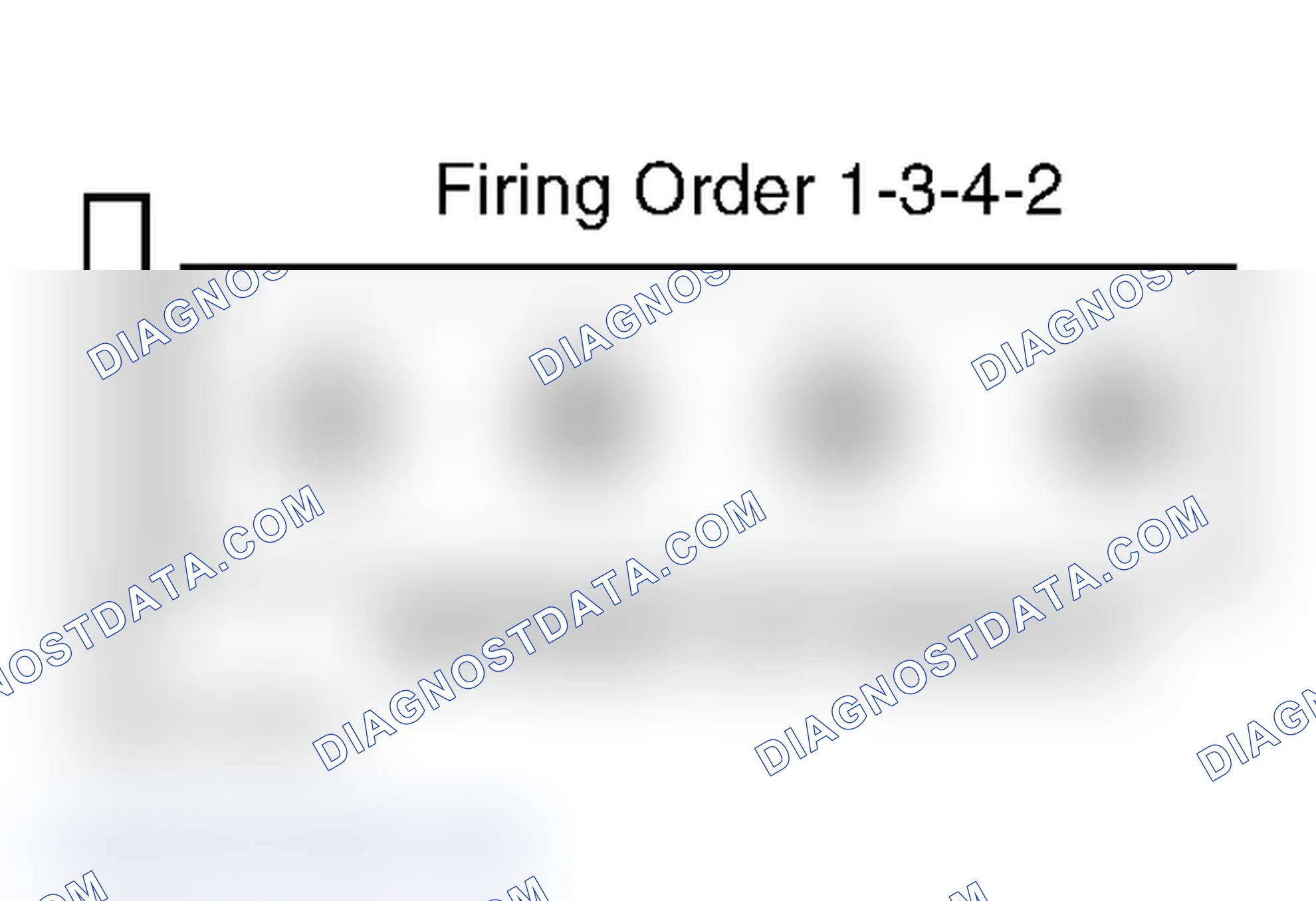Scheme 2: Firing Order (1.3L, 1.8L, 1.9L, 2.2L & 2.4L)