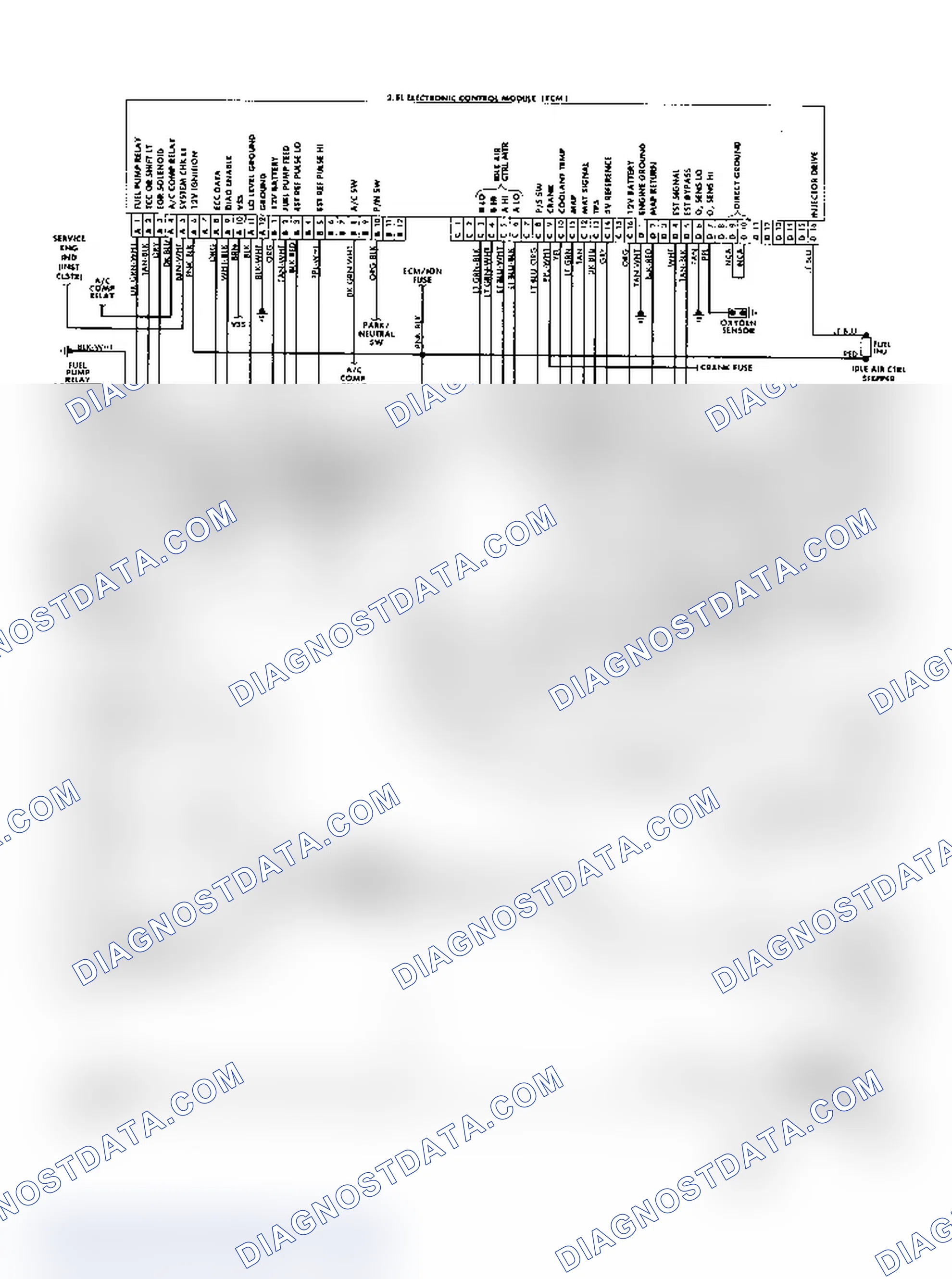 Scheme 155: "S/T" Series (2.5L) Wiring Diagram