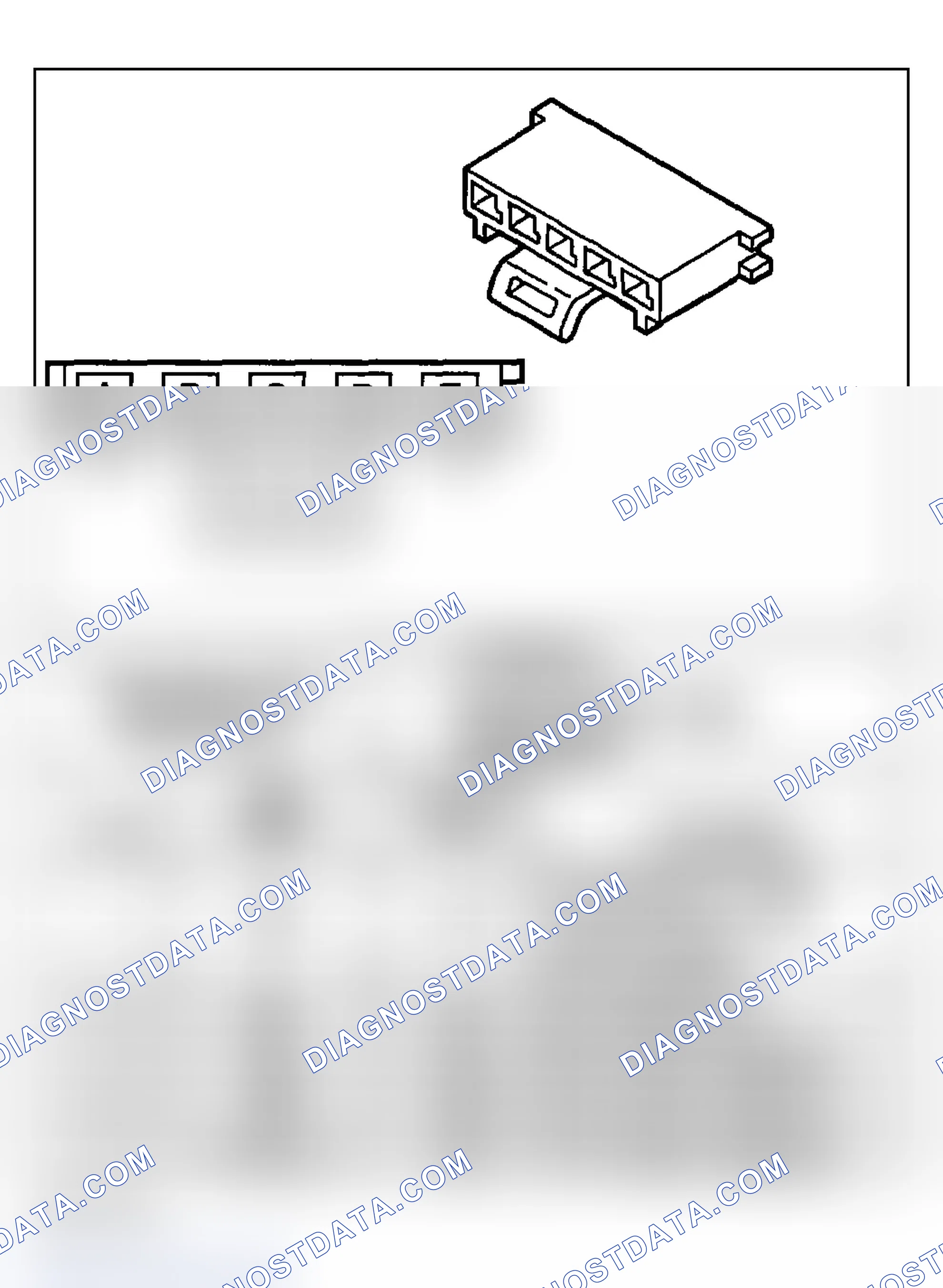 Scheme 246: Automatic Transmission Internal Connector End Views