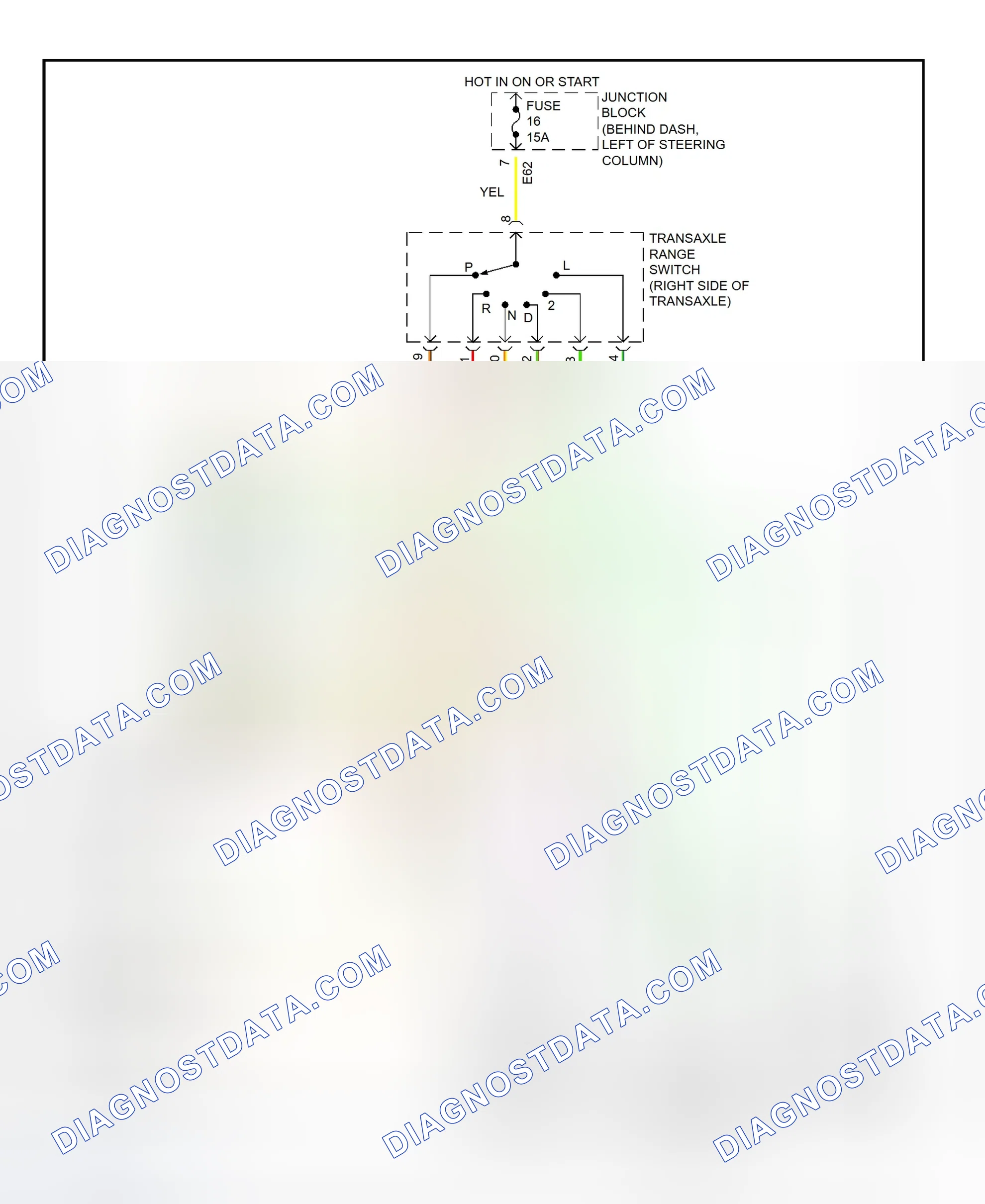 Scheme 49: Transaxle Electronic Control System Wiring Diagram (ECC - Suzuki Swift)