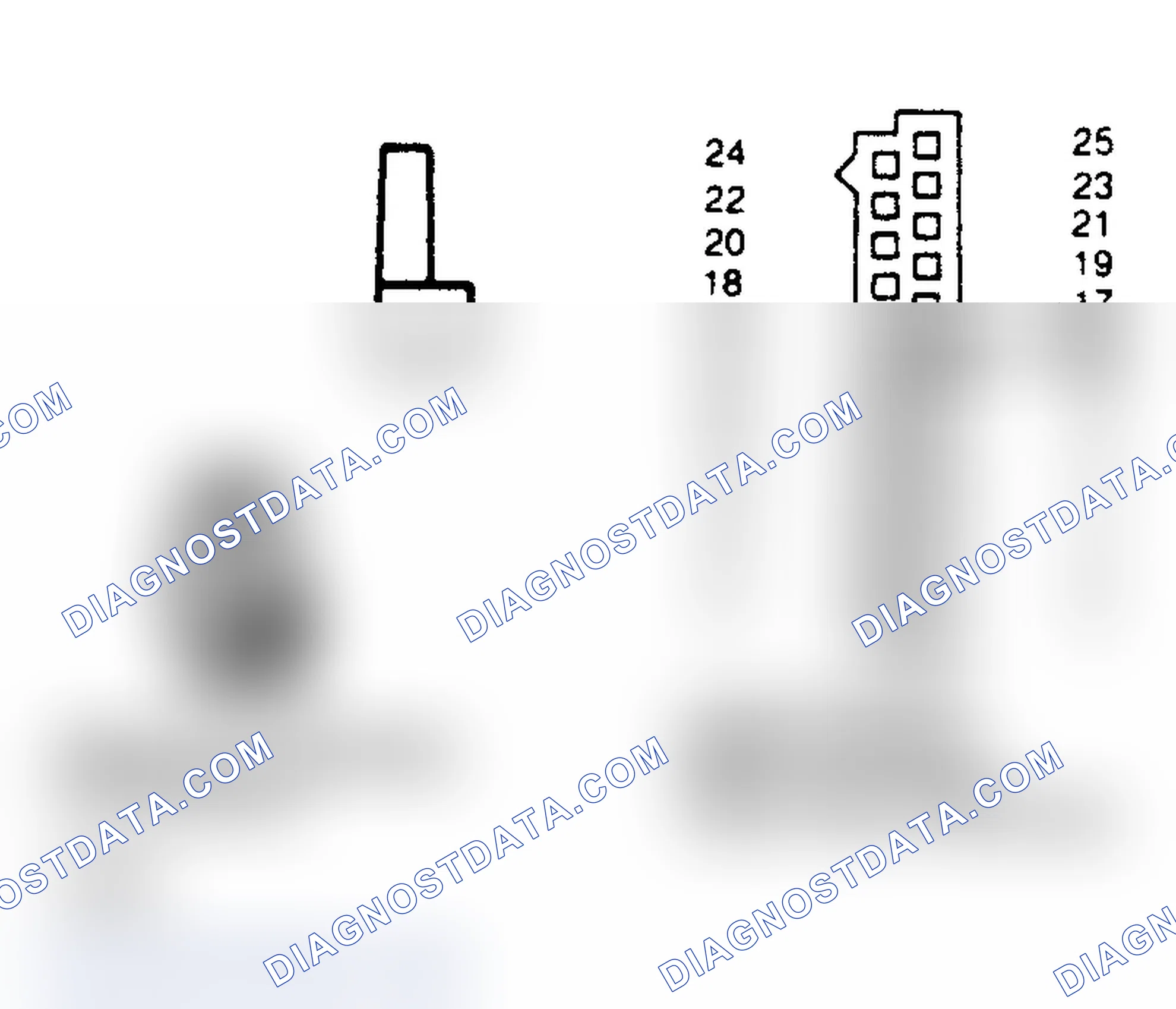 Scheme 154: Solenoid Assembly Connectors & Logic Module Red Connector View From Wire End