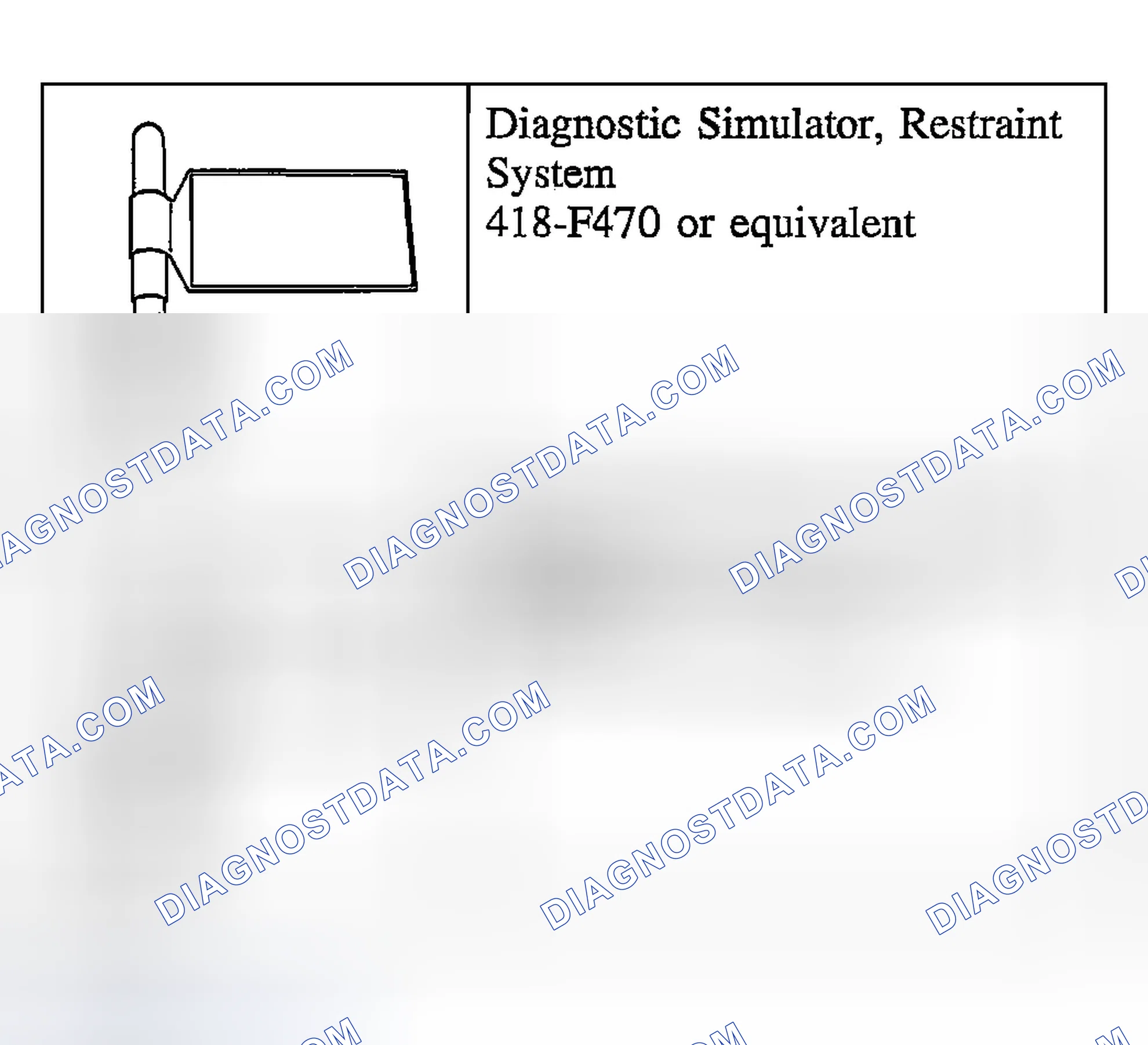 Scheme 31: Special Tool(s)