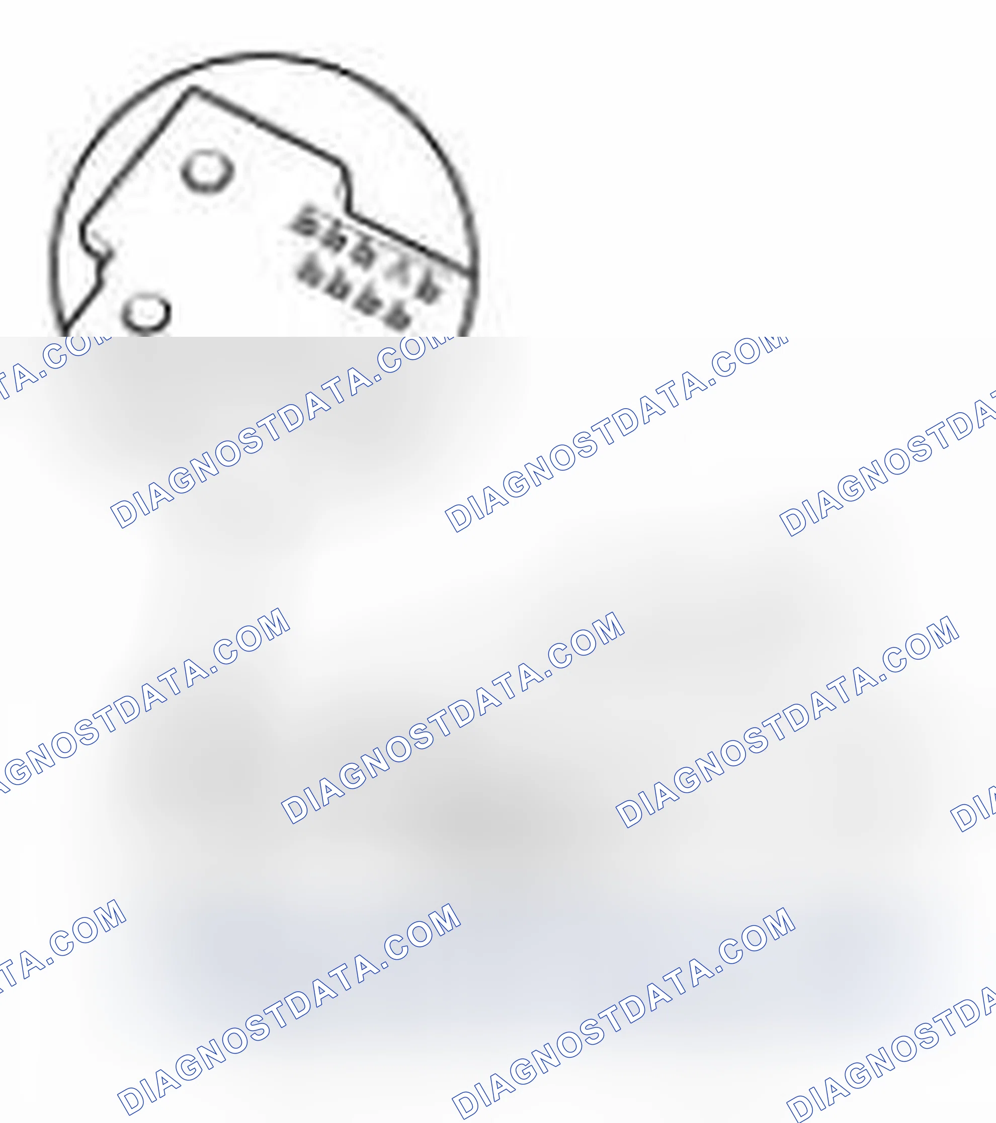 Scheme 193: Cylinder block crankshaft journal bore mark location