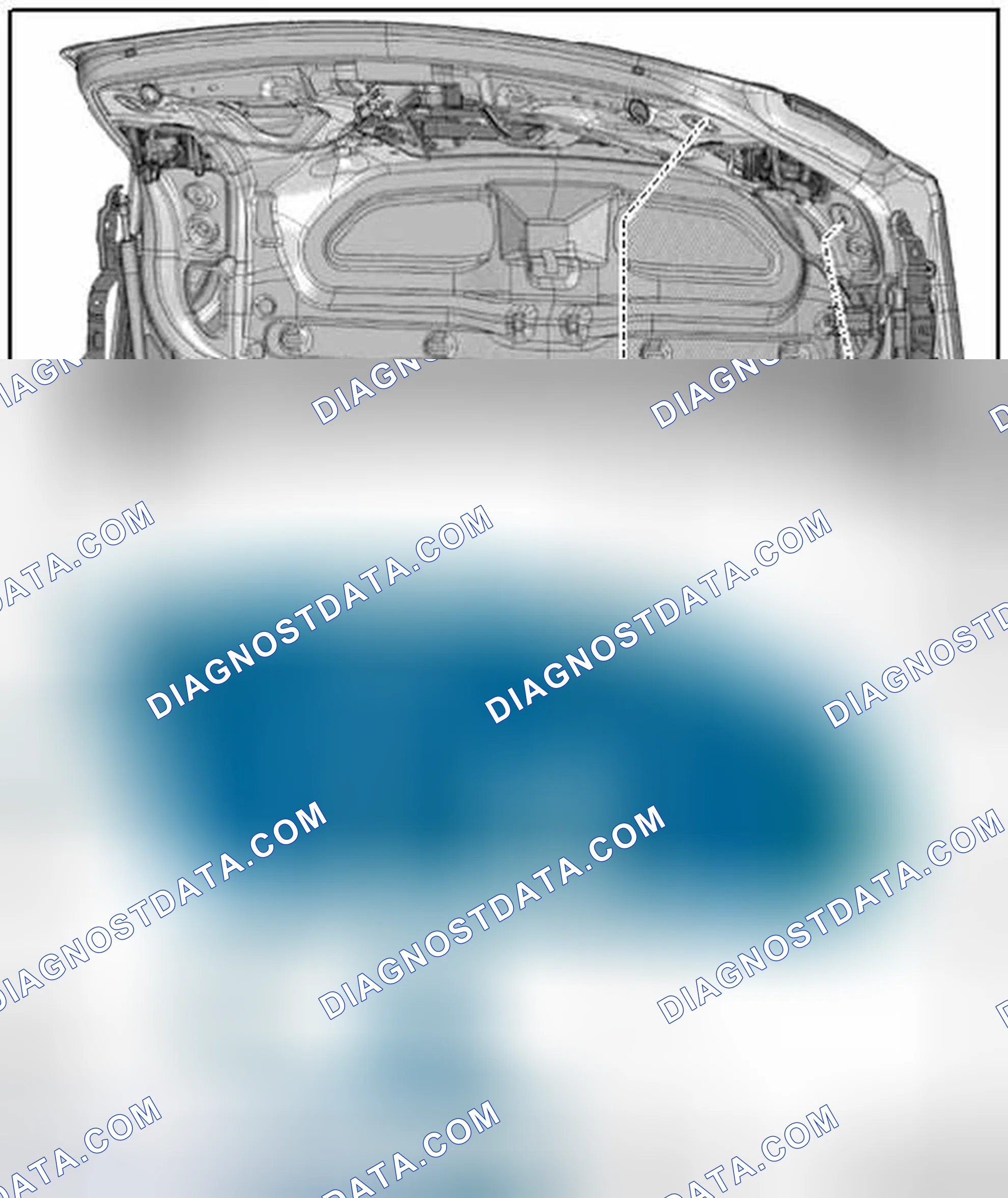 Scheme 154: REAR LID TRIM ASSEMBLY OVERVIEW