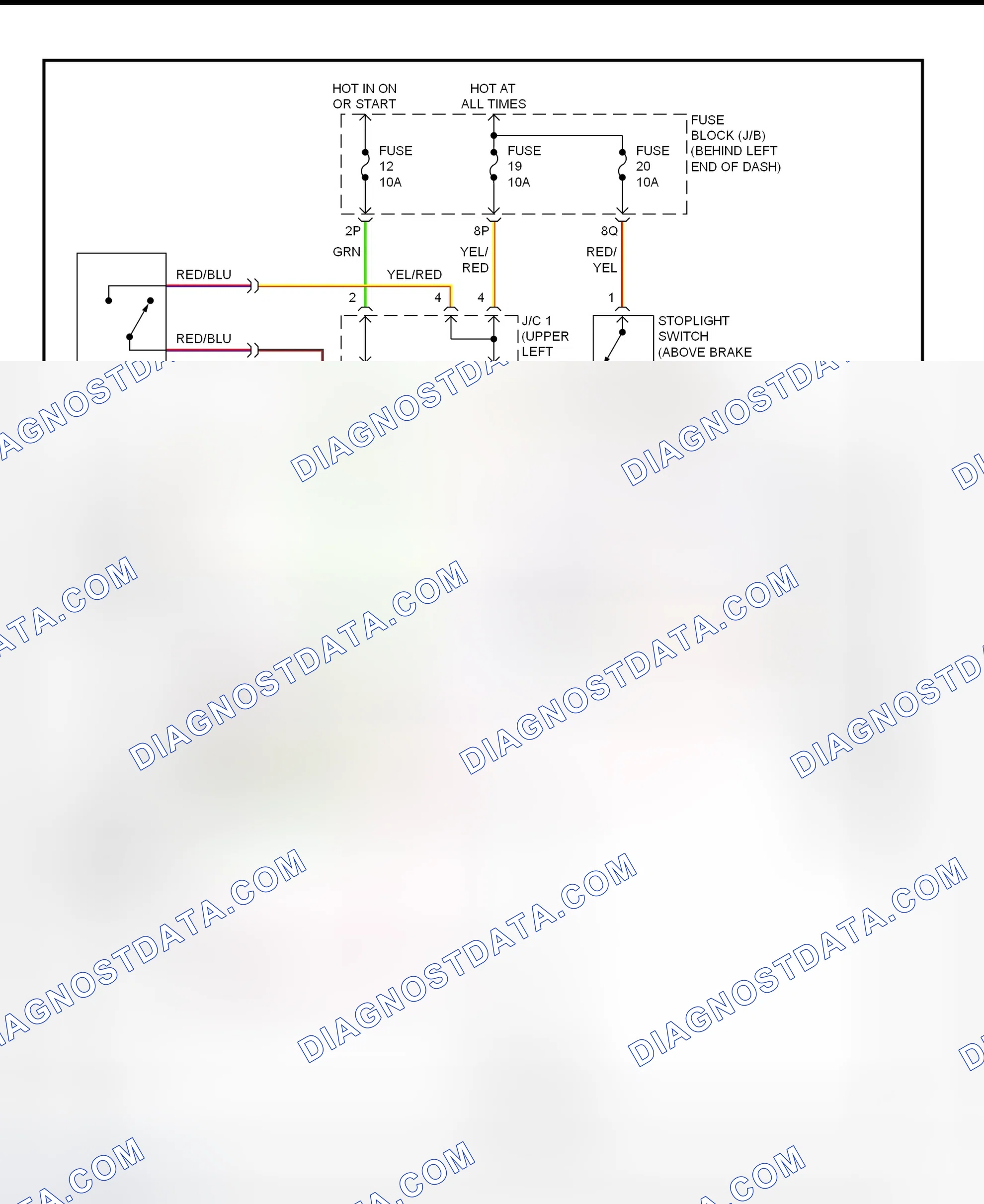 Fig. 18: Shift Interlock System Wiring Diagram (2002 Nissan Altima)
