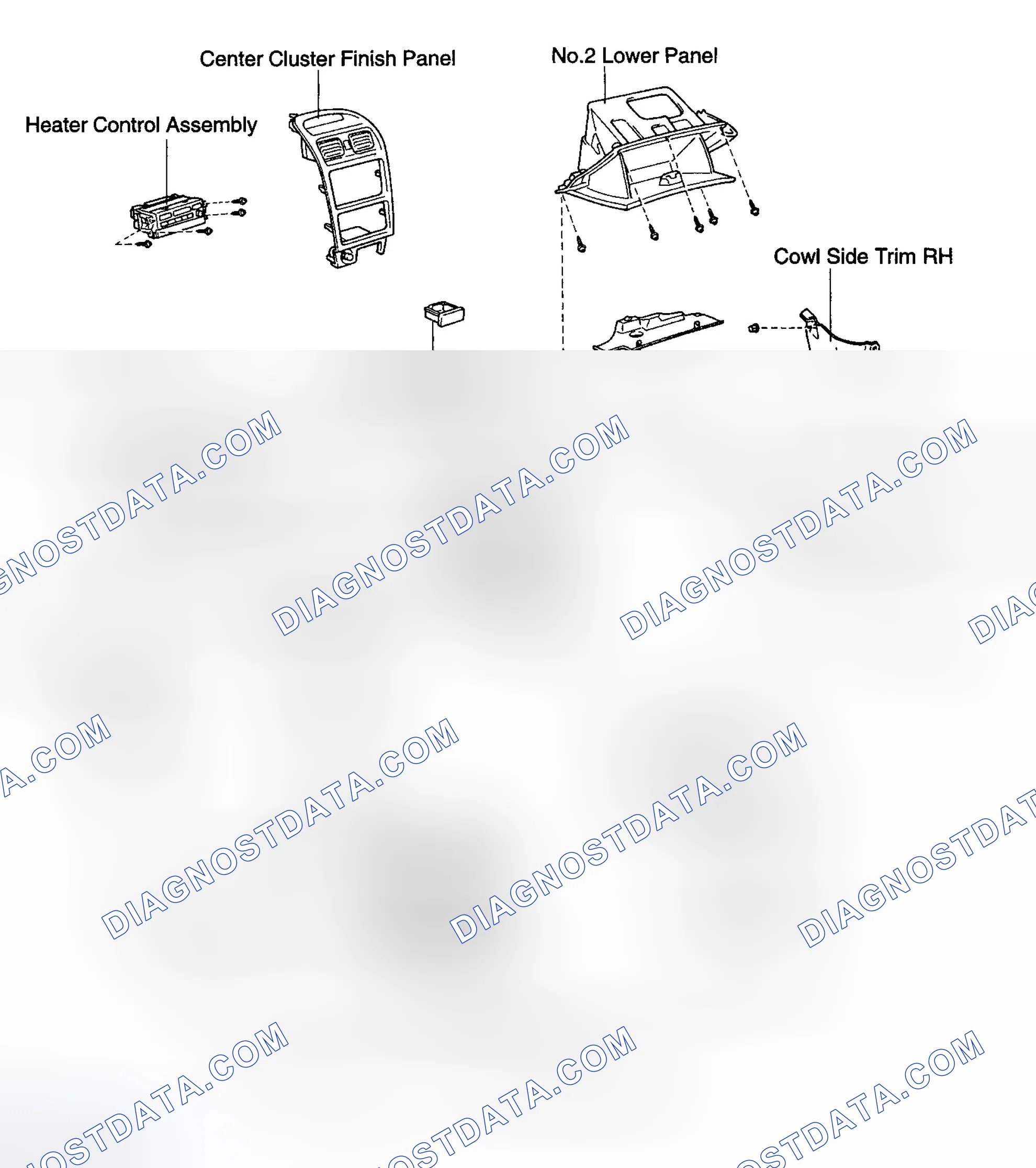 Scheme 206: Removal & Installation (Toyota Camry Solara)