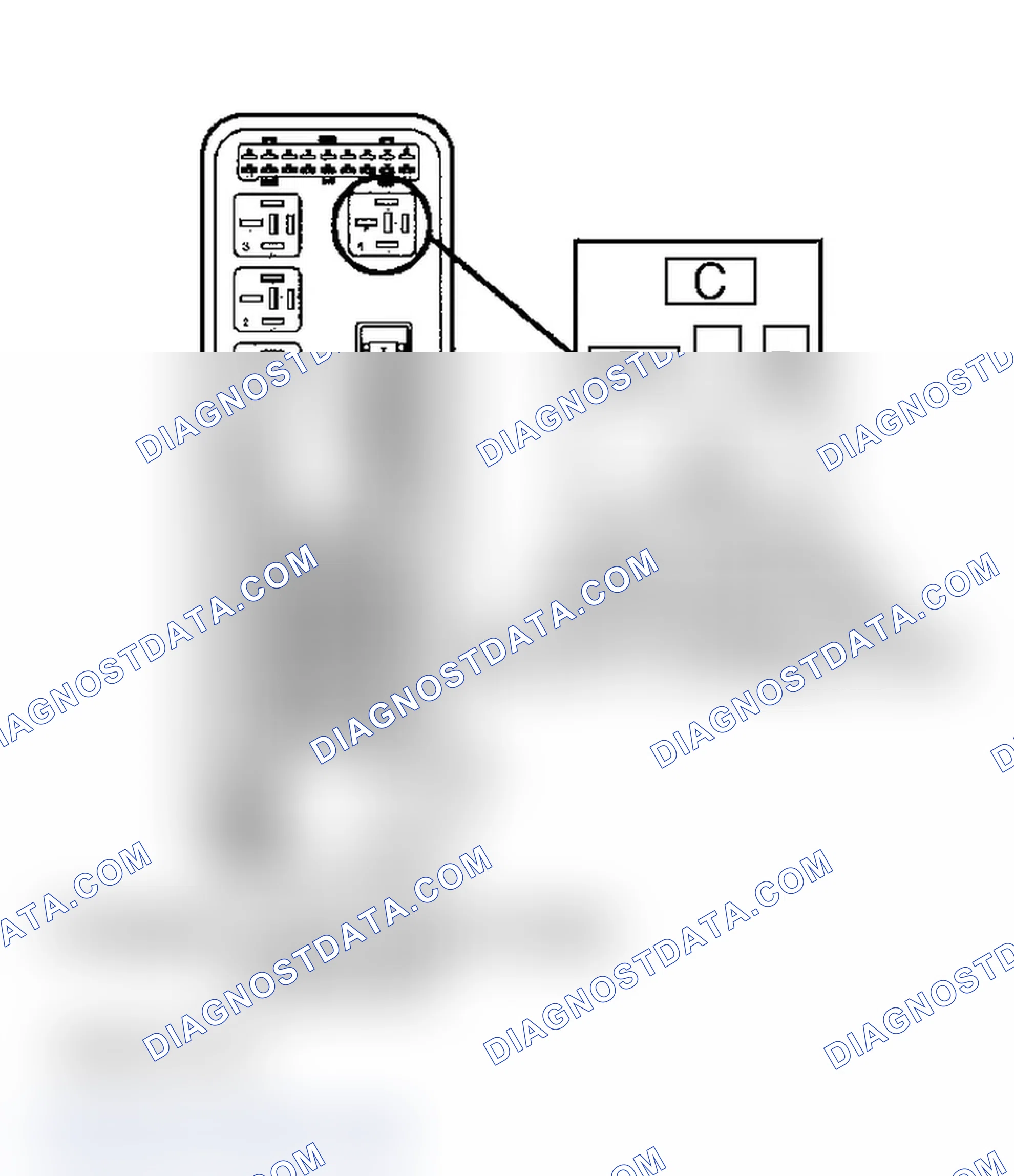 Scheme 60: DTC P1489-A: HIGH SPEED FAN CONTROL RELAY CIRCUIT