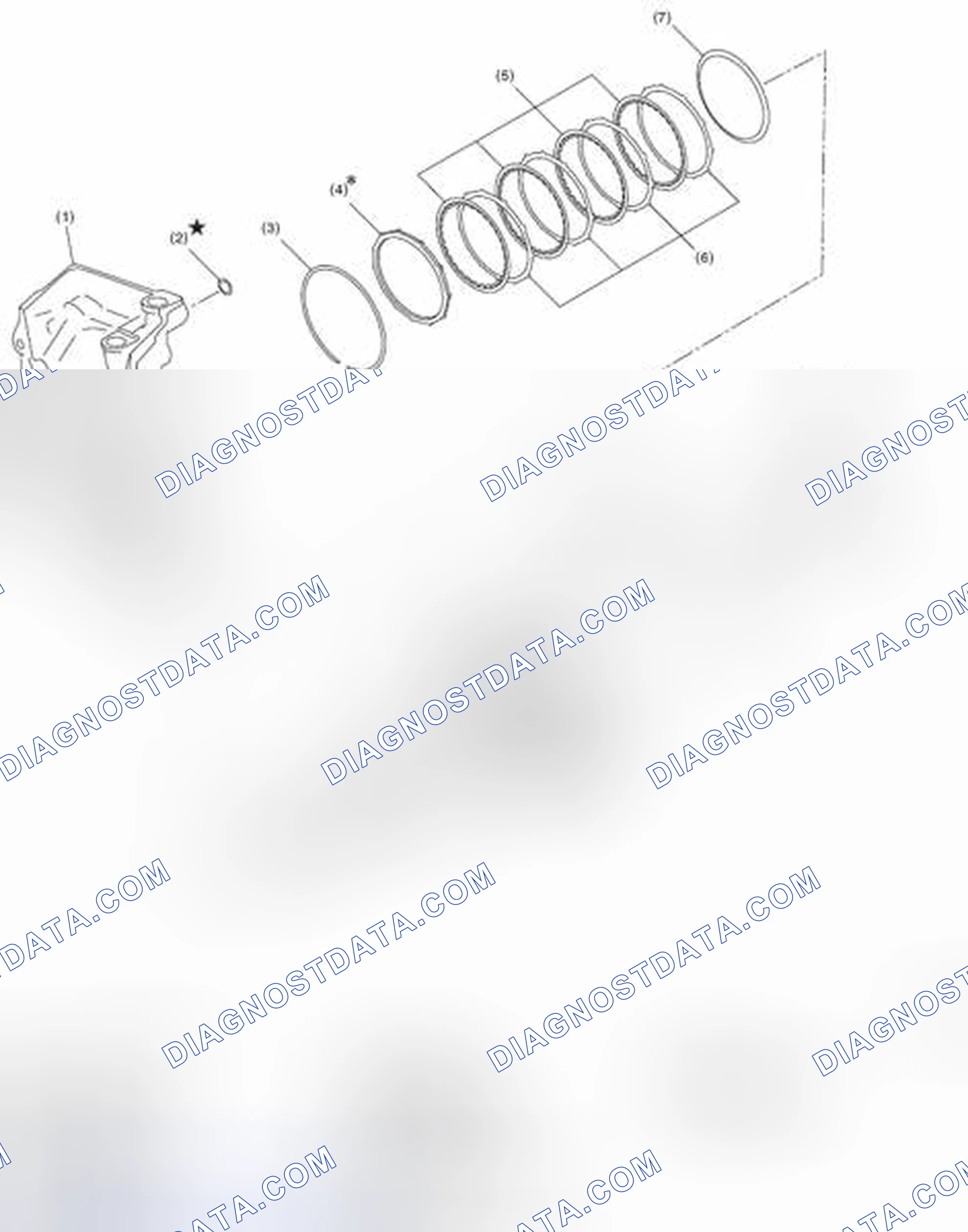 Scheme 627: REVERSE BRAKE ASSEMBLY