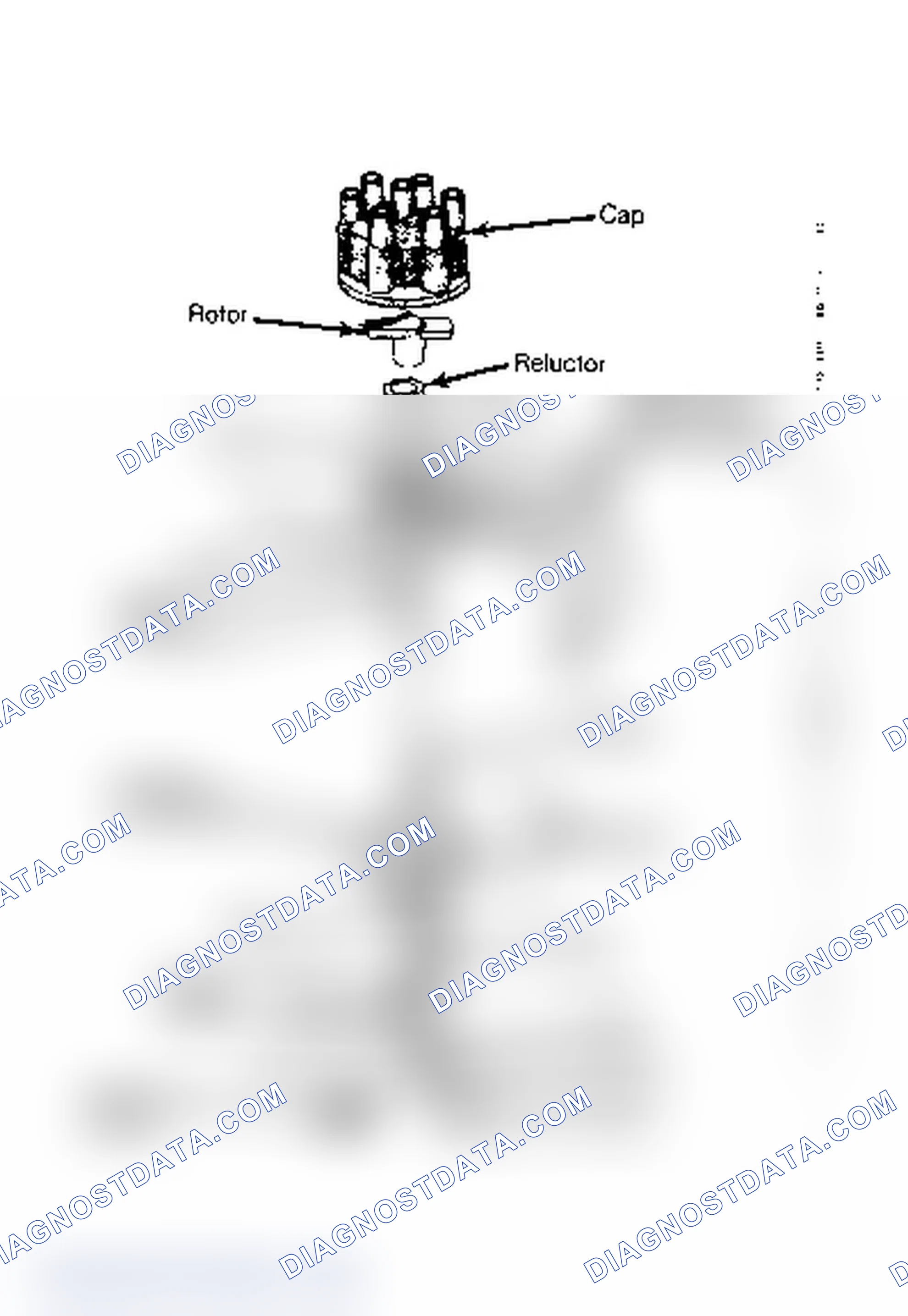 Scheme 10: Exploded View of 3.7L ESC Distributor