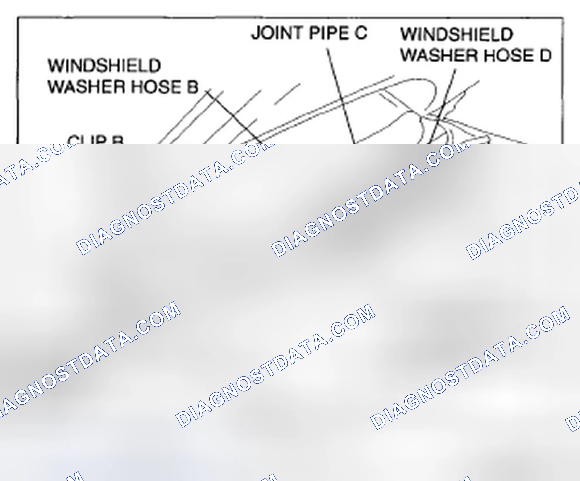 Scheme 17: WINDSHIELD WASHER HOSE REMOVAL/INSTALLATION