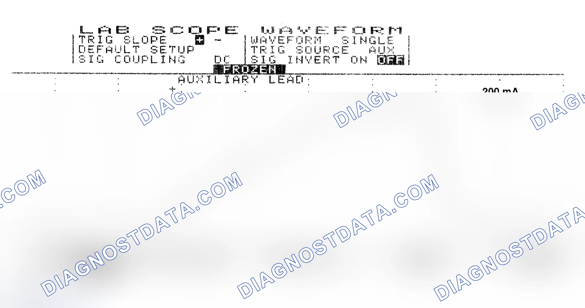 Scheme 13: Single Injector w/Normal Current Flow - Current Pattern