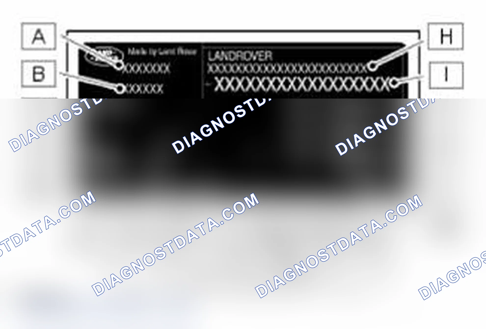 Scheme 5: BONNET LOCKING PLATFORM VIN PLATE - NOT NAS/CANADA