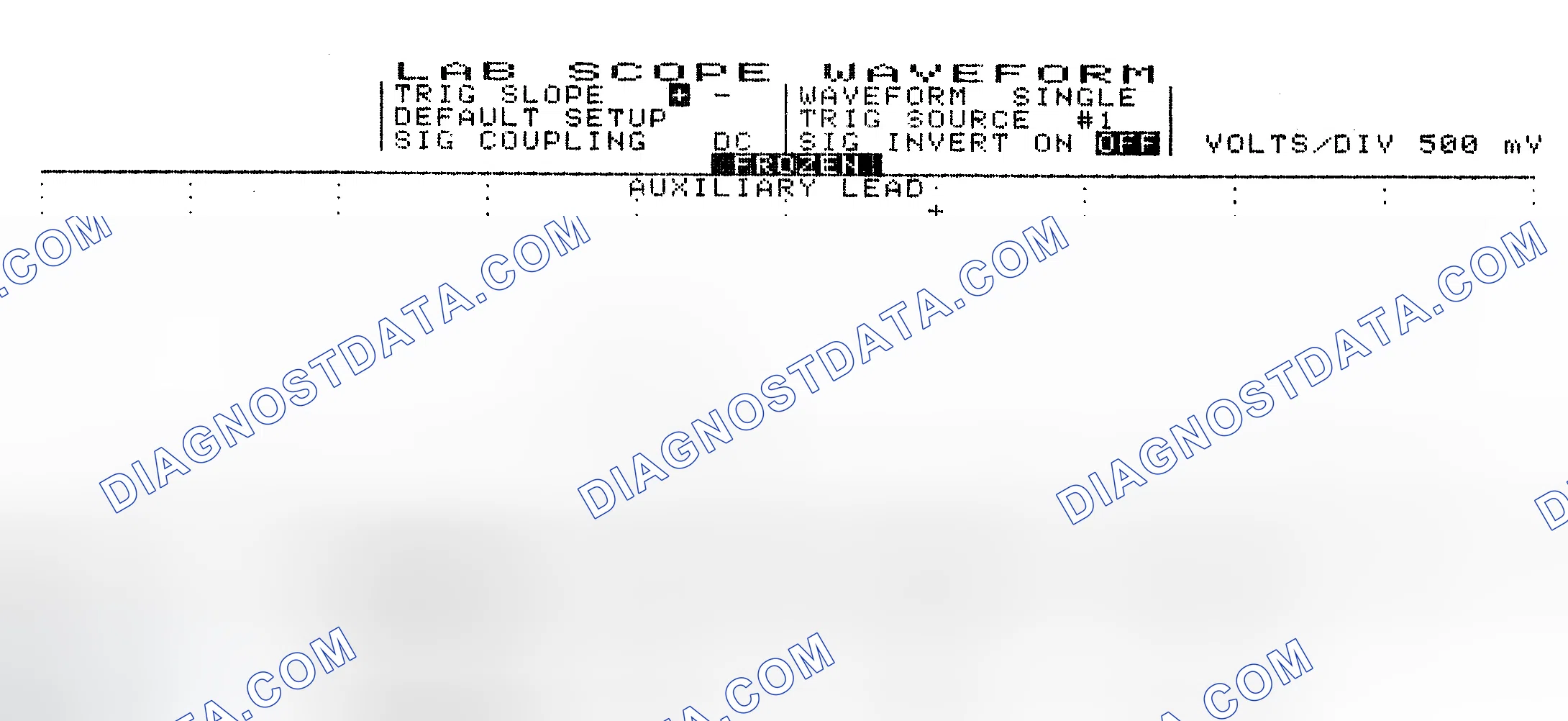 Scheme 10: Single Injector w/Excessive Current Flow - Current Pattern