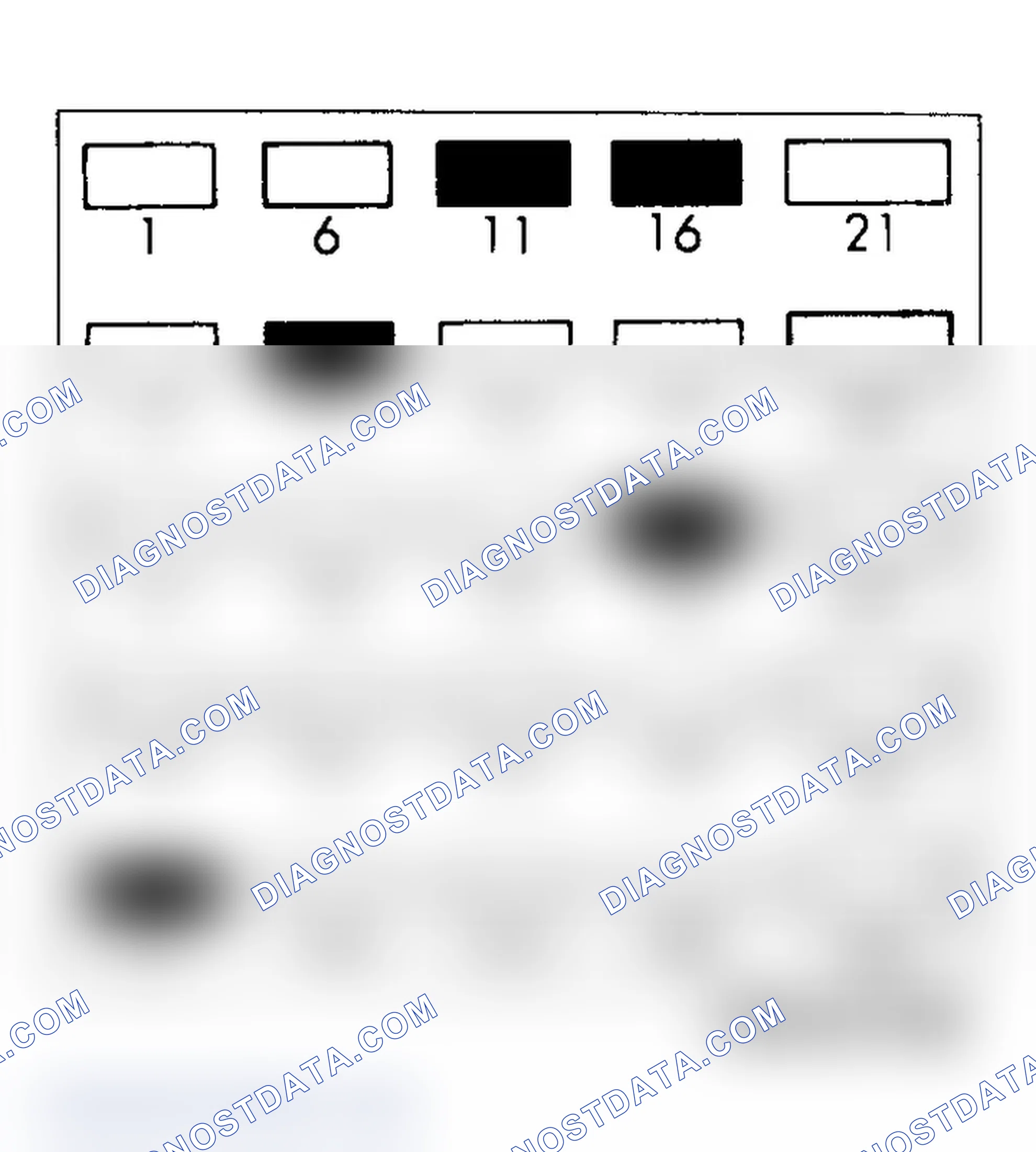 Scheme 10: FUSE PANEL IDENTIFICATION (1992 TORONADO & TROFEO)