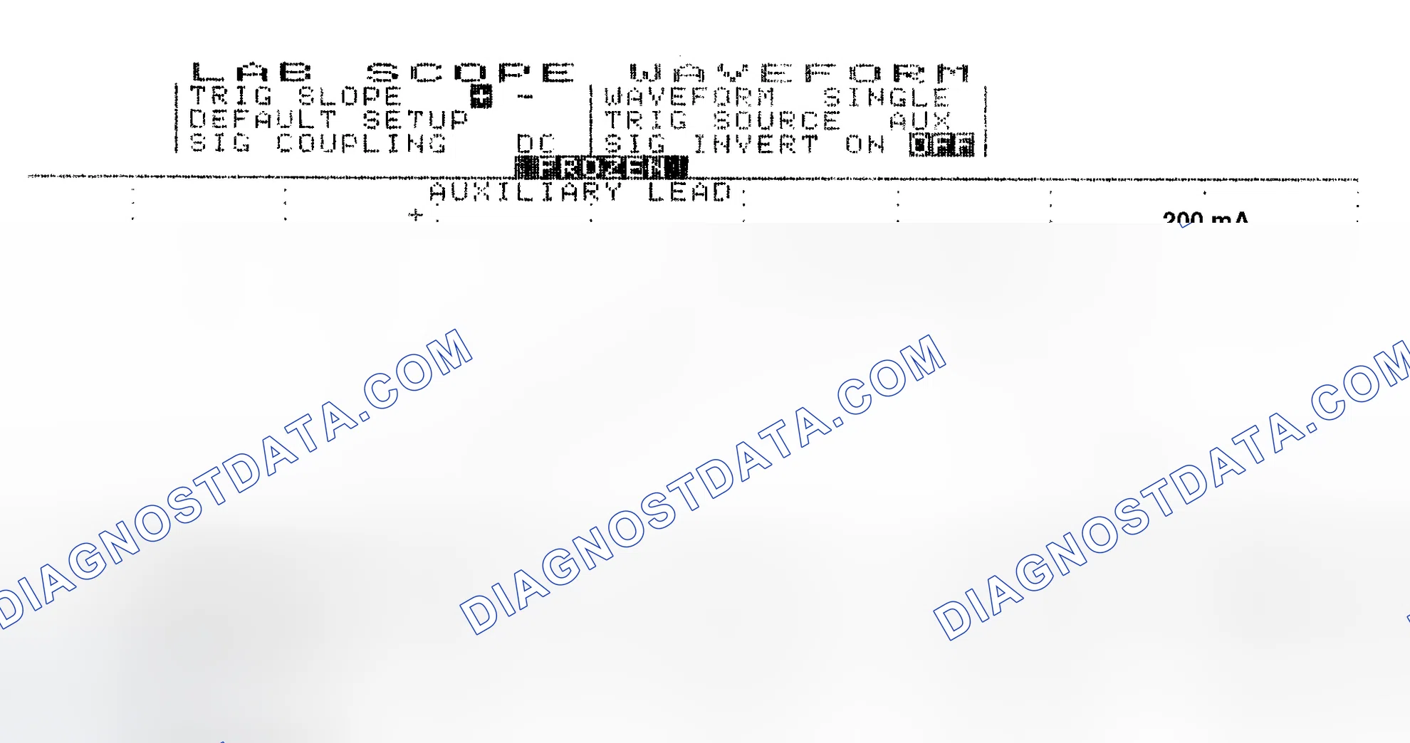 Scheme 13: Single Injector w/Normal Current Flow - Current Pattern