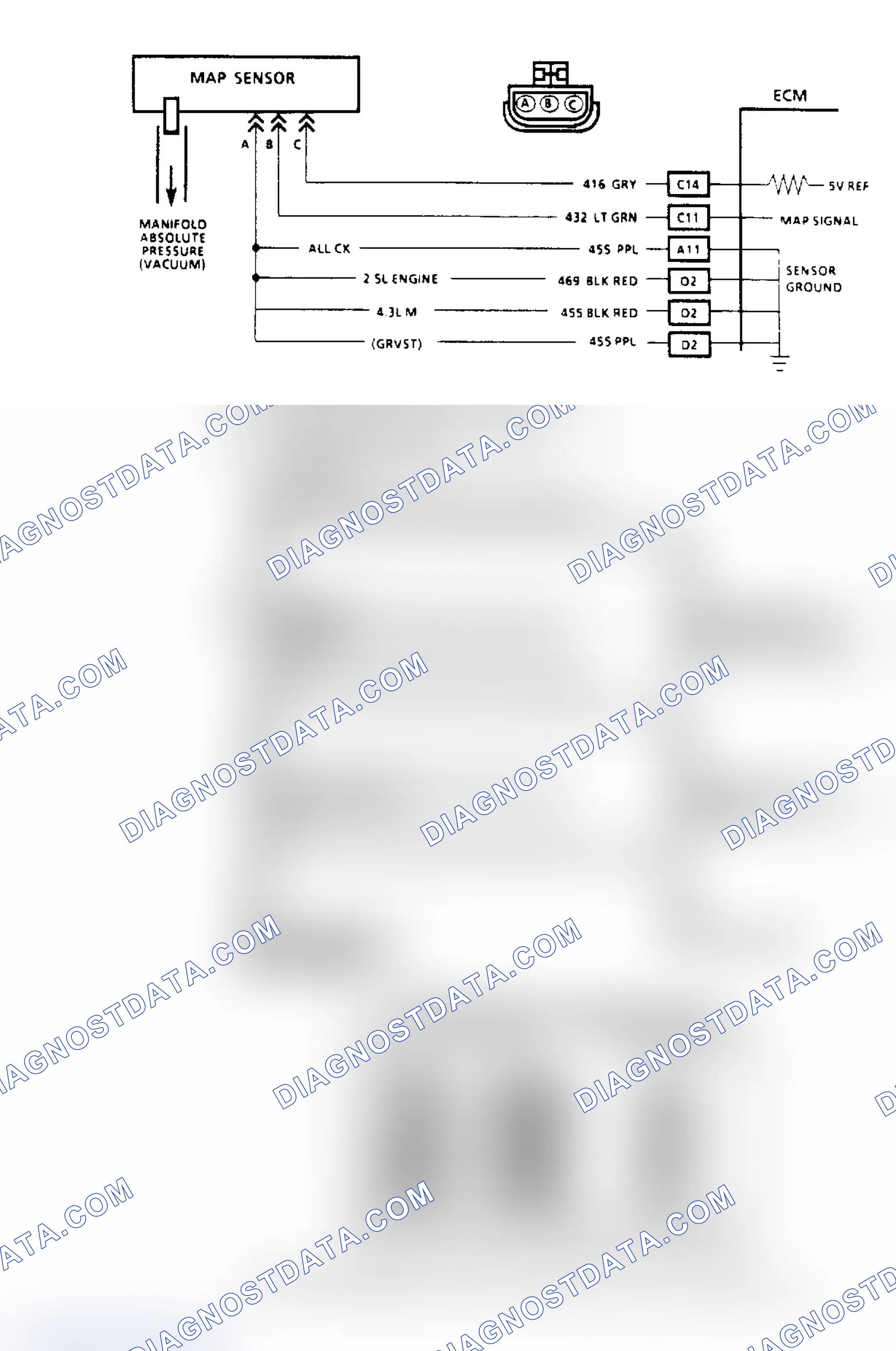 Scheme 66: Code 33, MAP Sensor (Signal Voltage High)