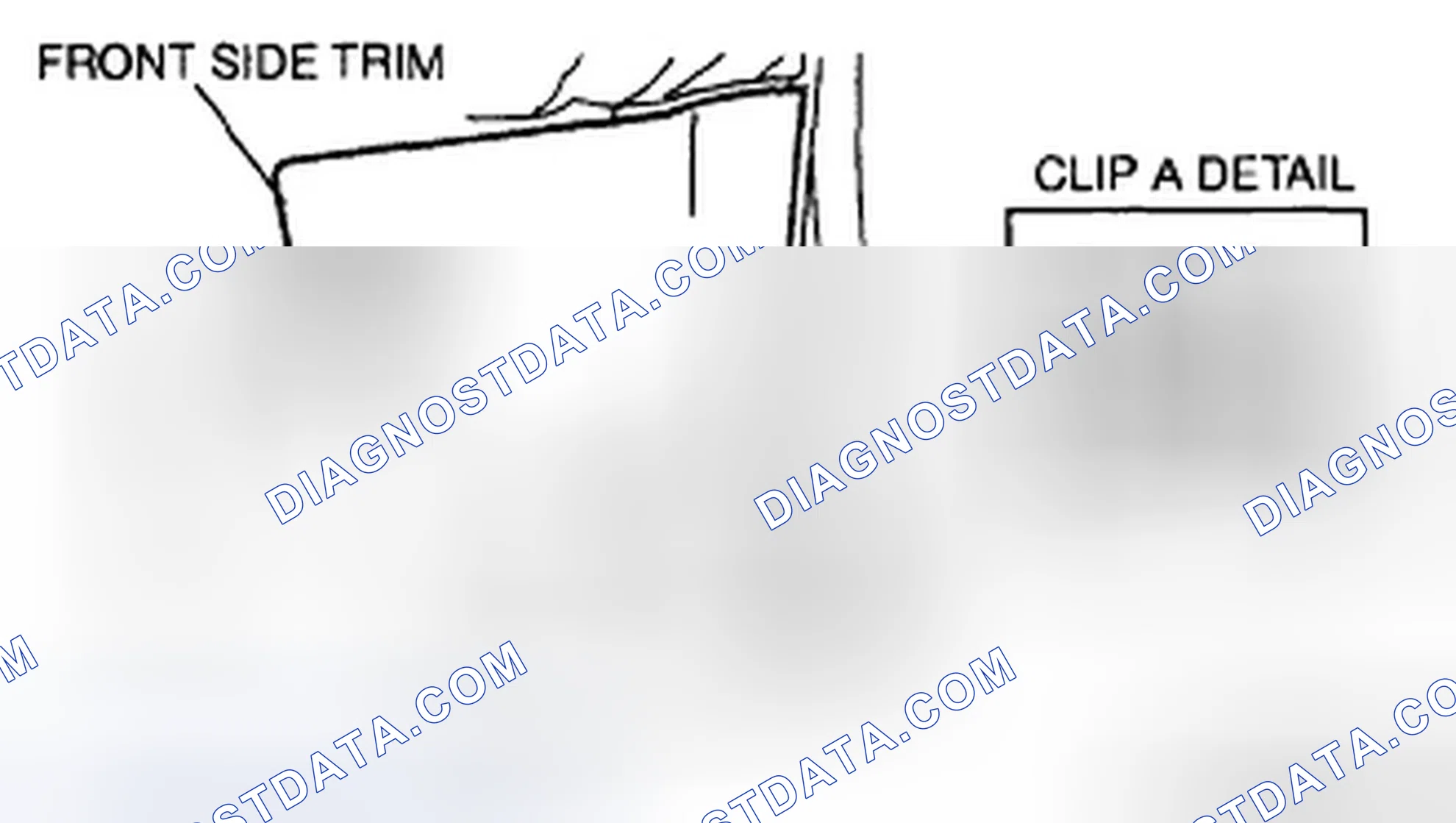 Scheme 65: FRONT SIDE TRIM REMOVAL/INSTALLATION