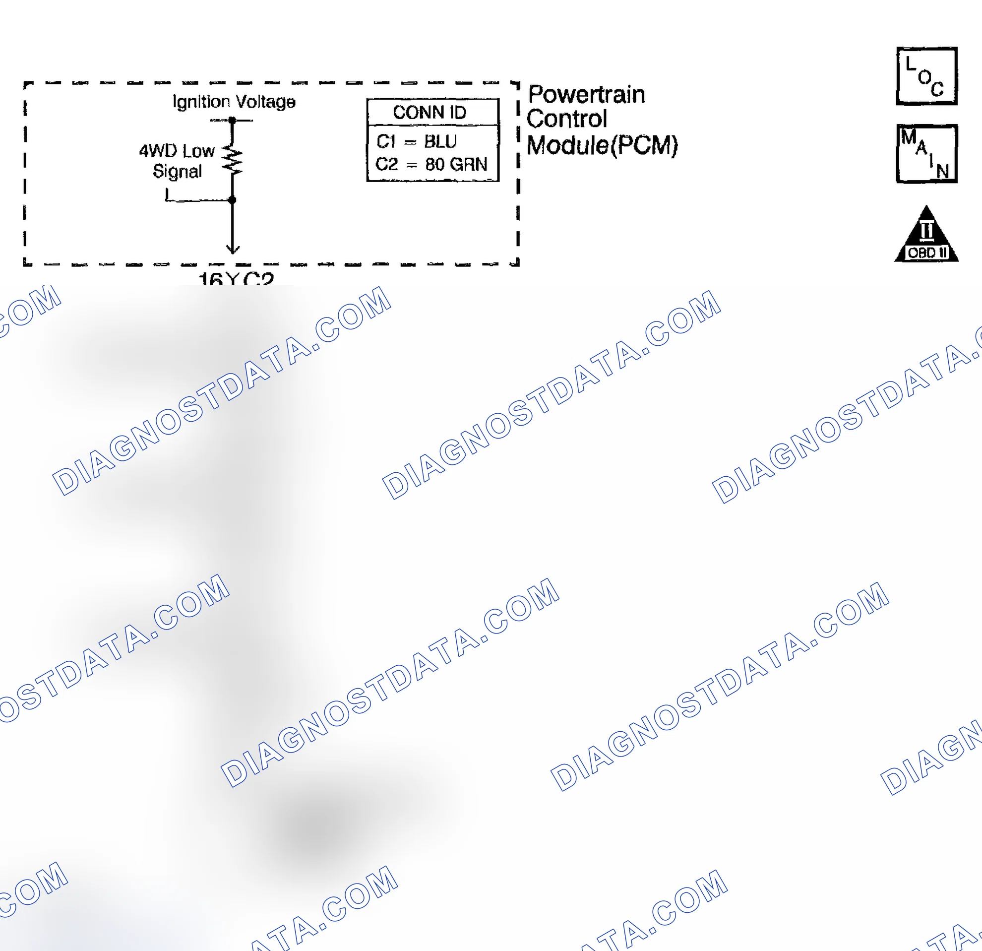 Scheme 432: DTC P1875: Open, Short To Ground Or Short To Power In The 4WD Low Circuit