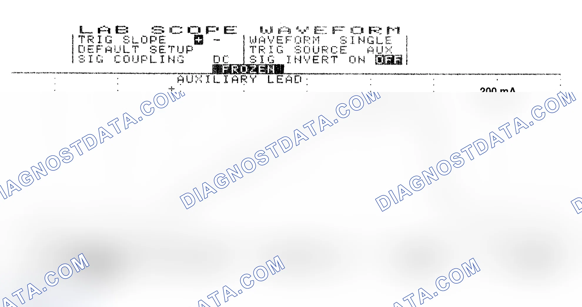 Scheme 13: Single Injector w/Normal Current Flow - Current Pattern