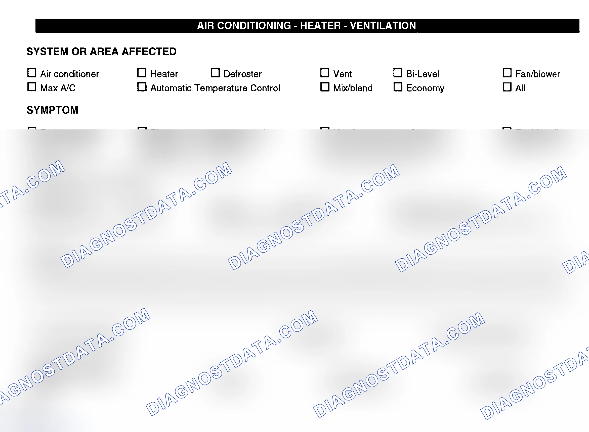 Scheme 8: Air Conditioning, Heater & Ventilation